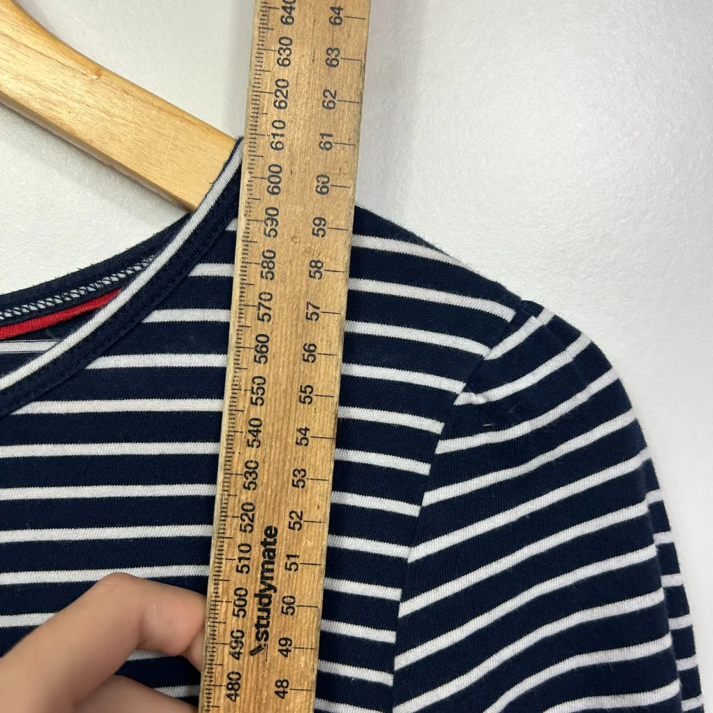 Boden Navy Striped T-shirt - Size 14 - Image 6