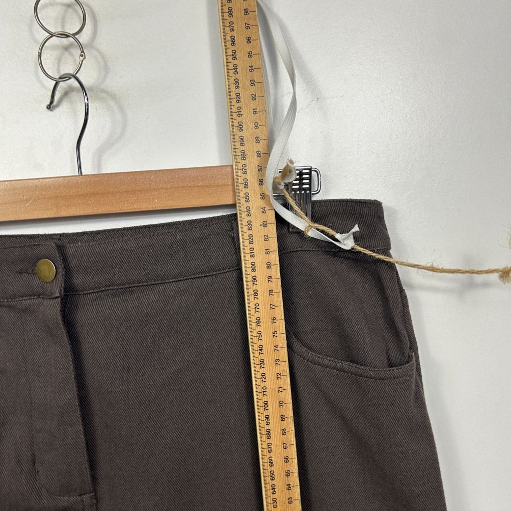 Boho Bird Brown Cargo Midi Skirt - Size 18 - Image 8