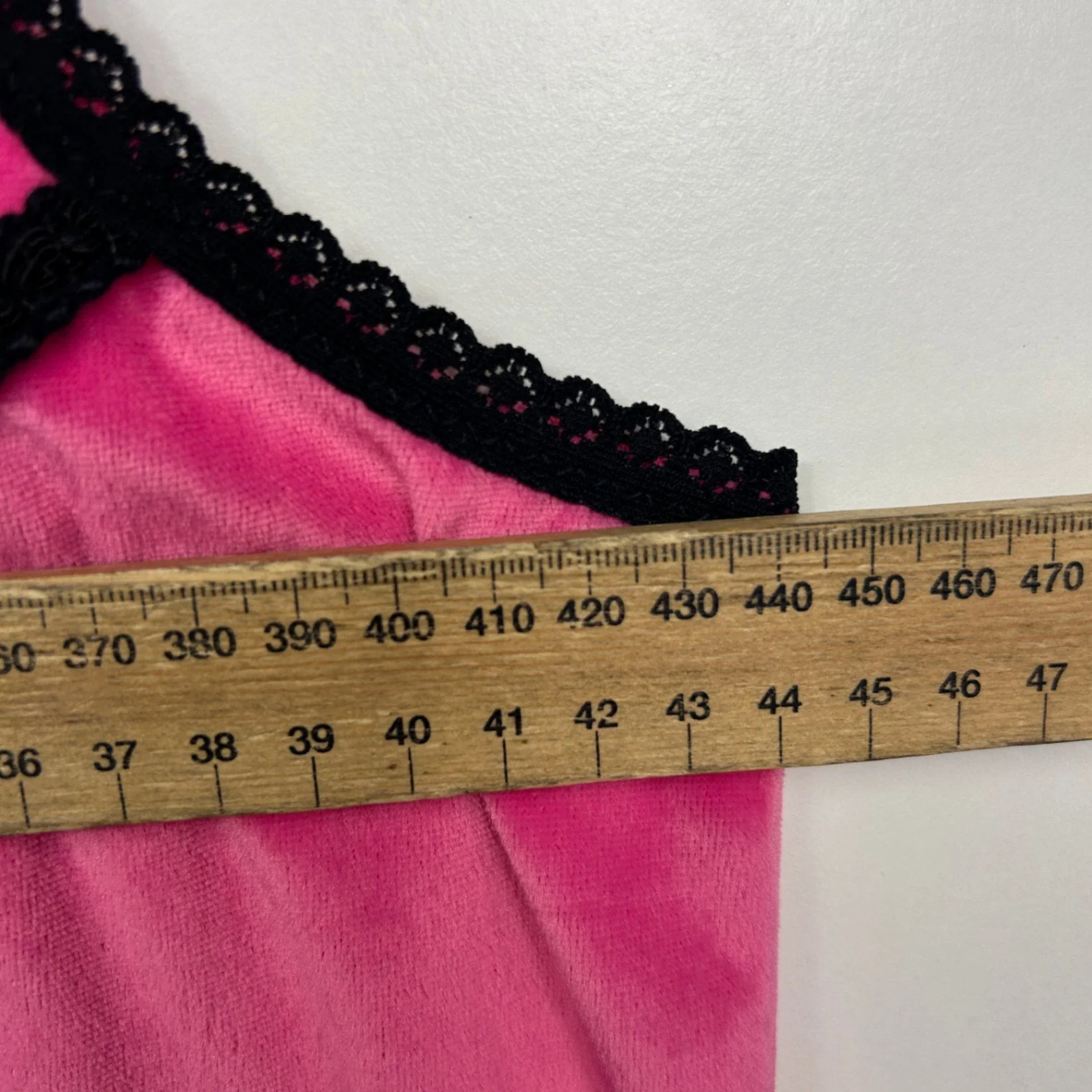 Boho Y2K Pink Velvet Panel Maxi Dress Size 16 - 18 Fairycore Whimsigoth Festival - Image 7