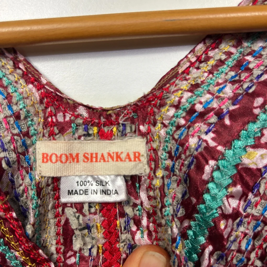 Boom Shankar Silk Kaftan - One Size - Image 3
