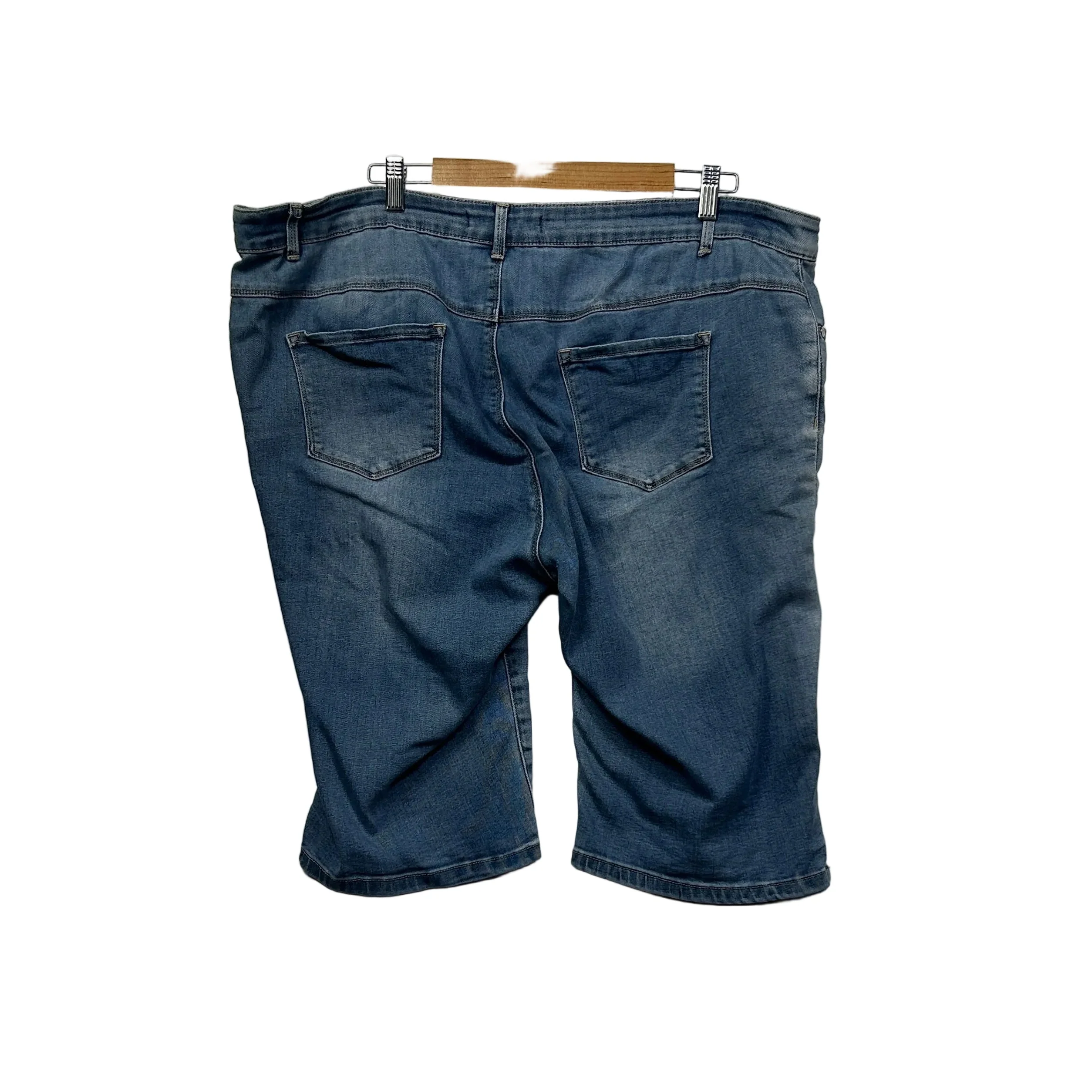 Breakers Blue Denim Shorts - Size 18 - Image 2