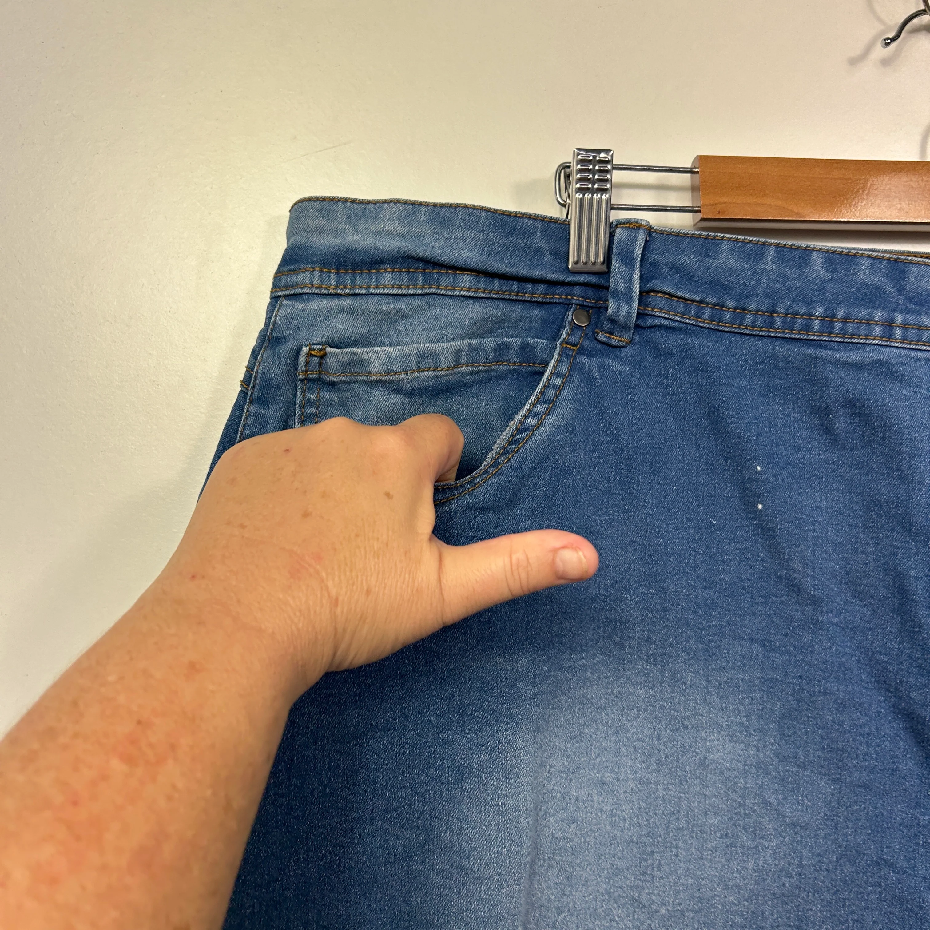 Breakers Blue Denim Skirt - Size 24 - Image 2