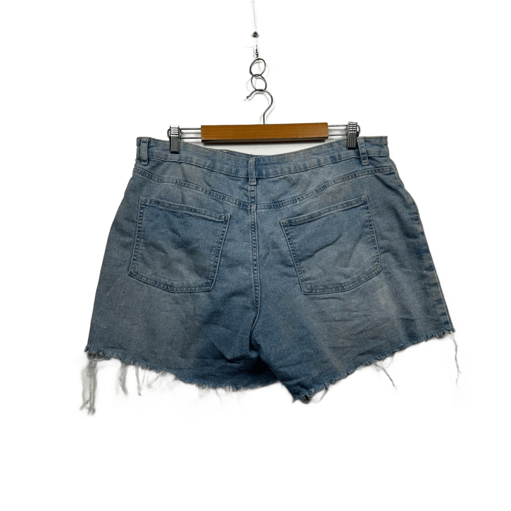 Breakers Women's Blue  Cut off Denim Shorts Size 14 - Image 2