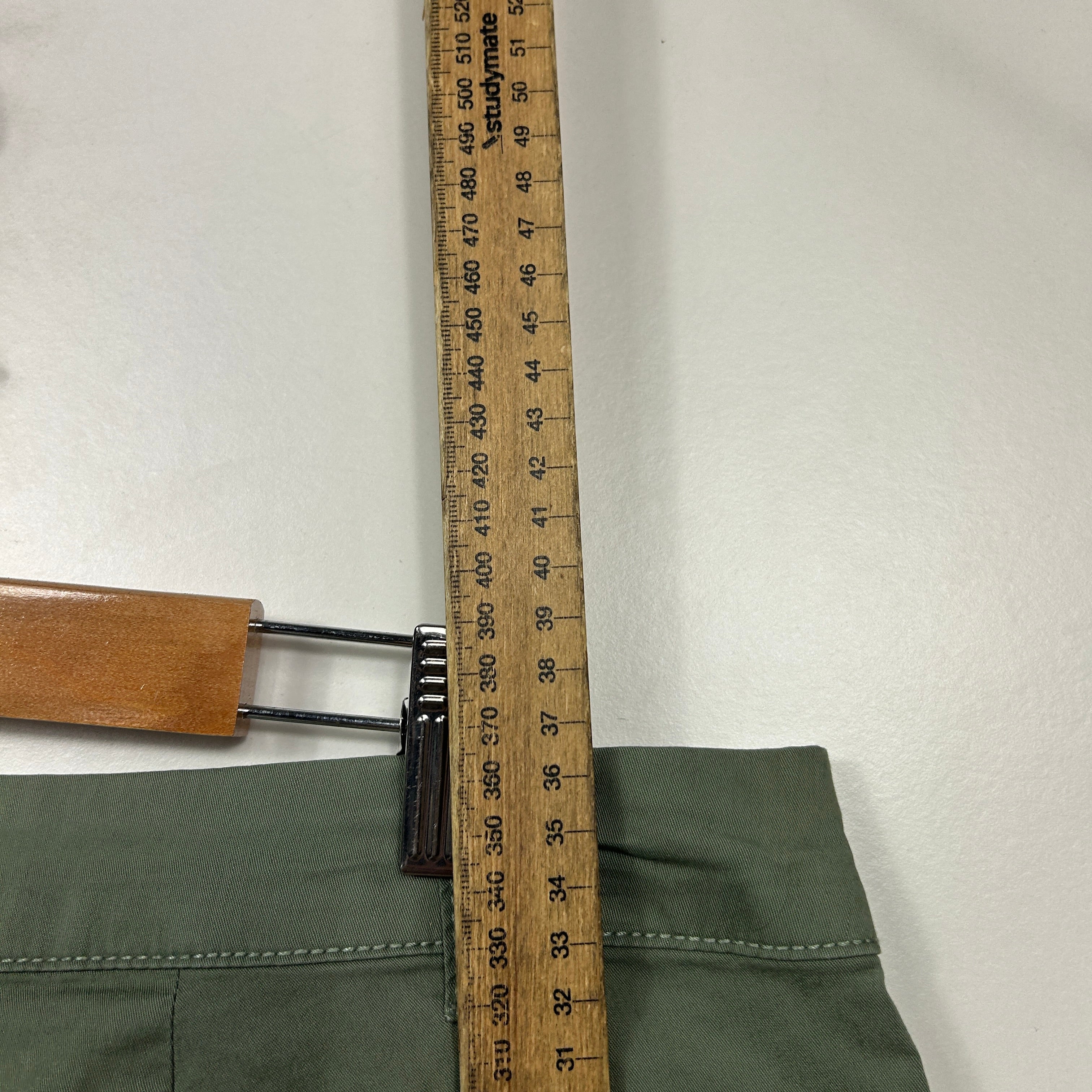Brillant Basics Olive Green Chino Shorts - Size 14 - Image 4