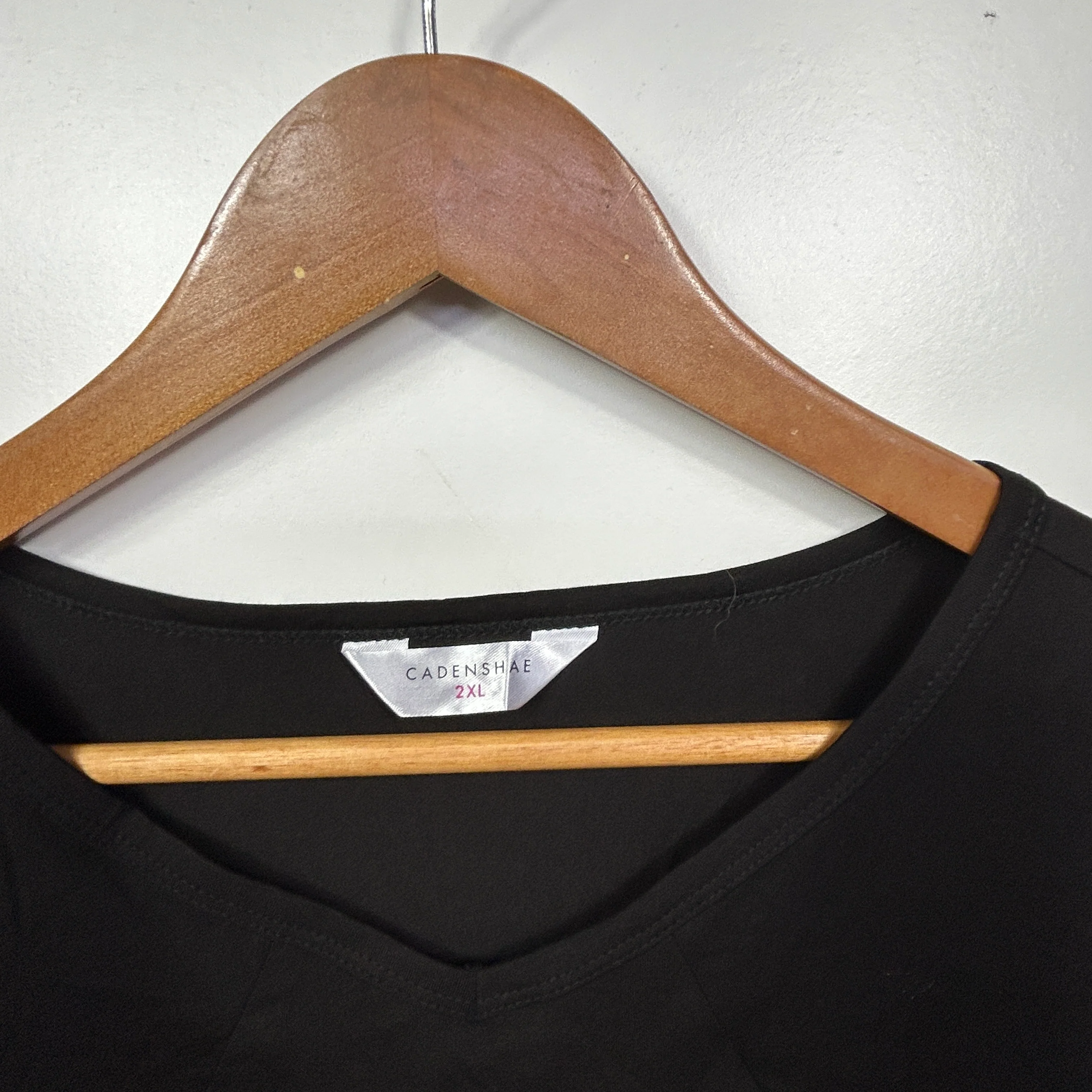 Cadenshae Nursing Breastfeeding Black Top - Size 2XL - Image 2