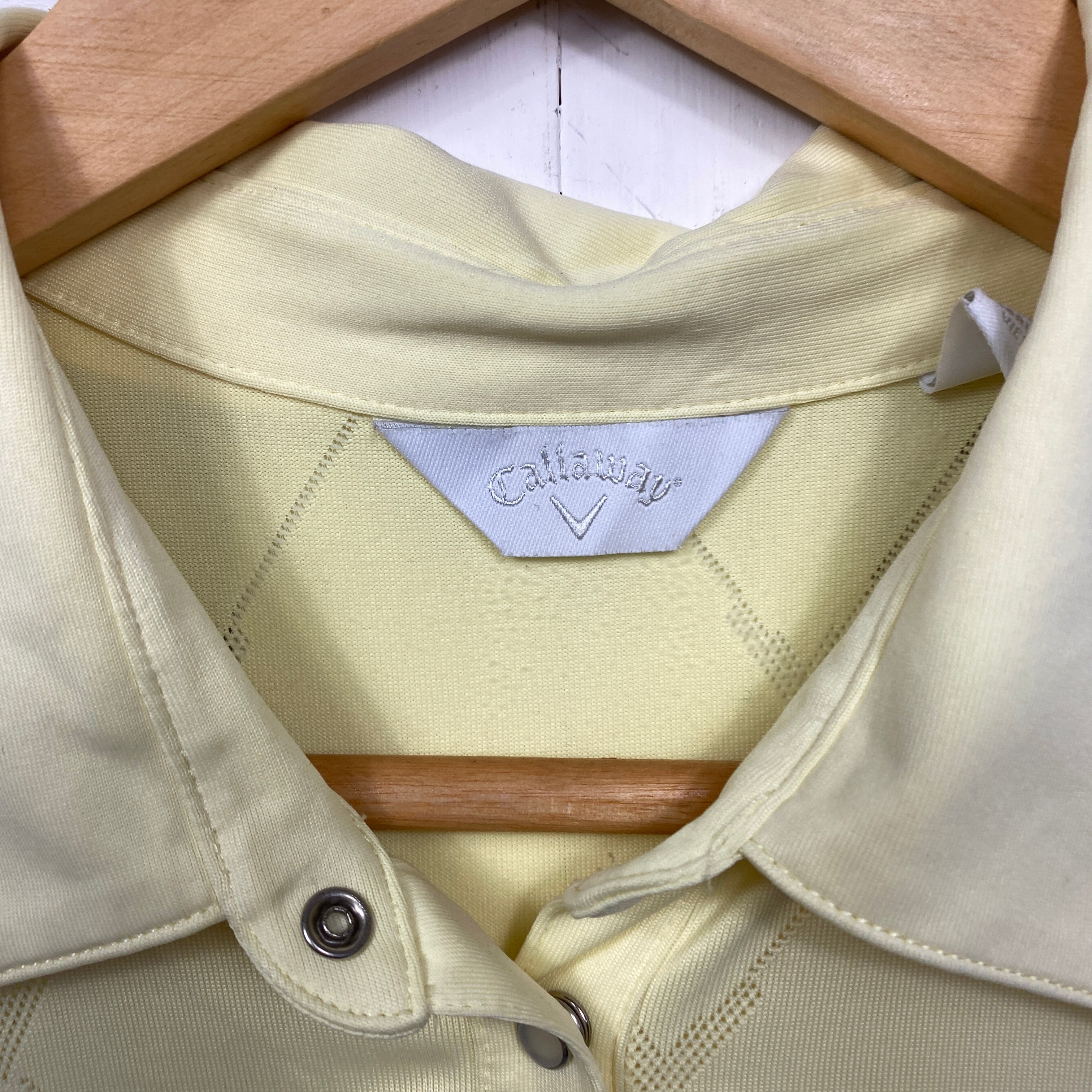 Callaway Golf Top Size XL Yellow Activewear - Image 4
