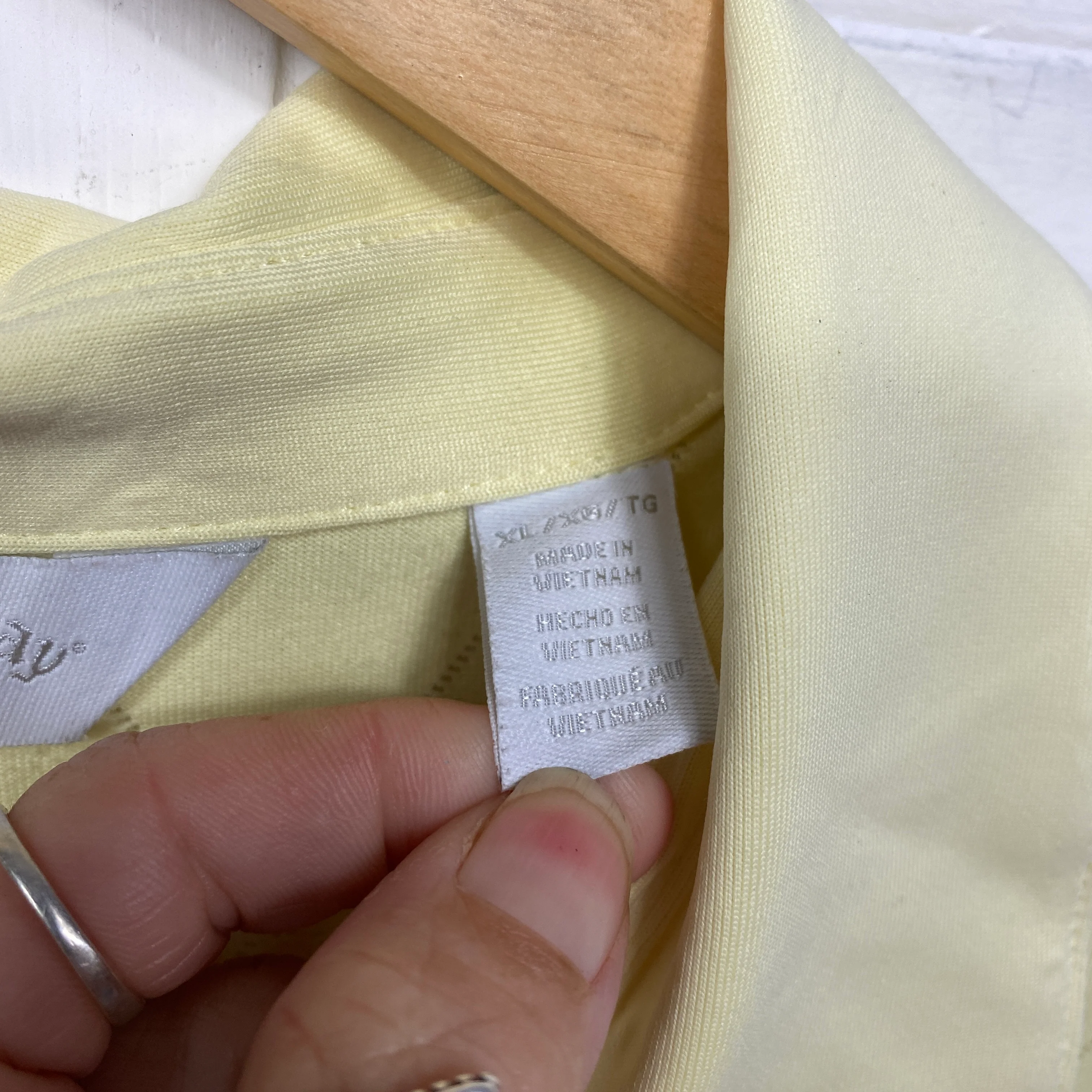 Callaway Golf Top Size XL Yellow Activewear - Image 5