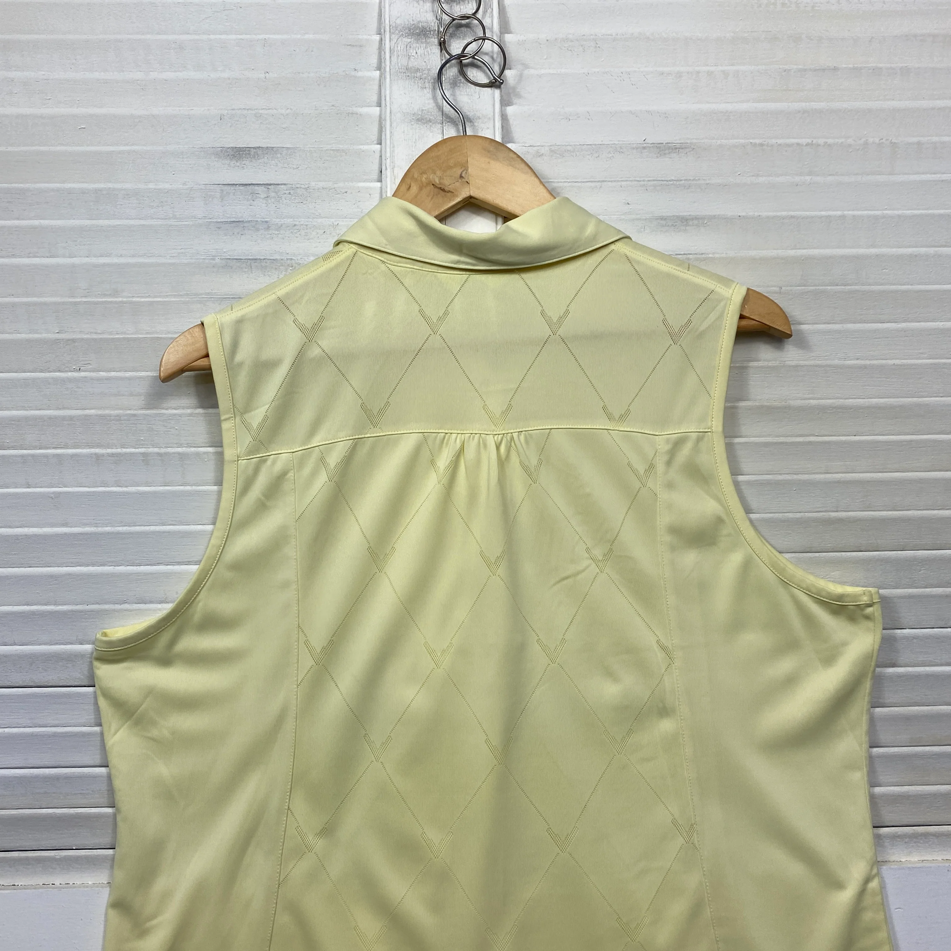 Callaway Golf Top Size XL Yellow Activewear - Image 7