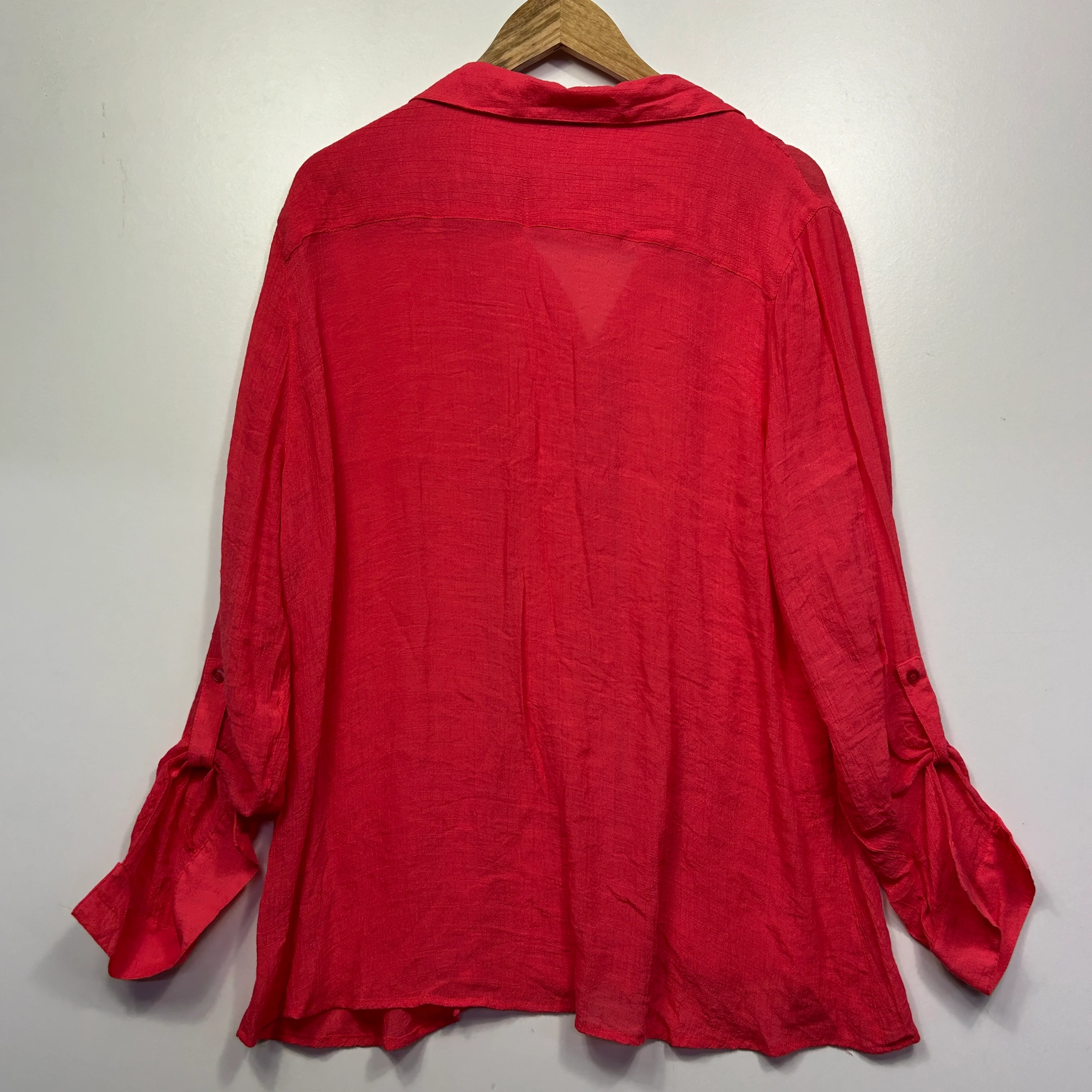 Capture Red Long Sleeve Shirt - Size 22 - Image 5