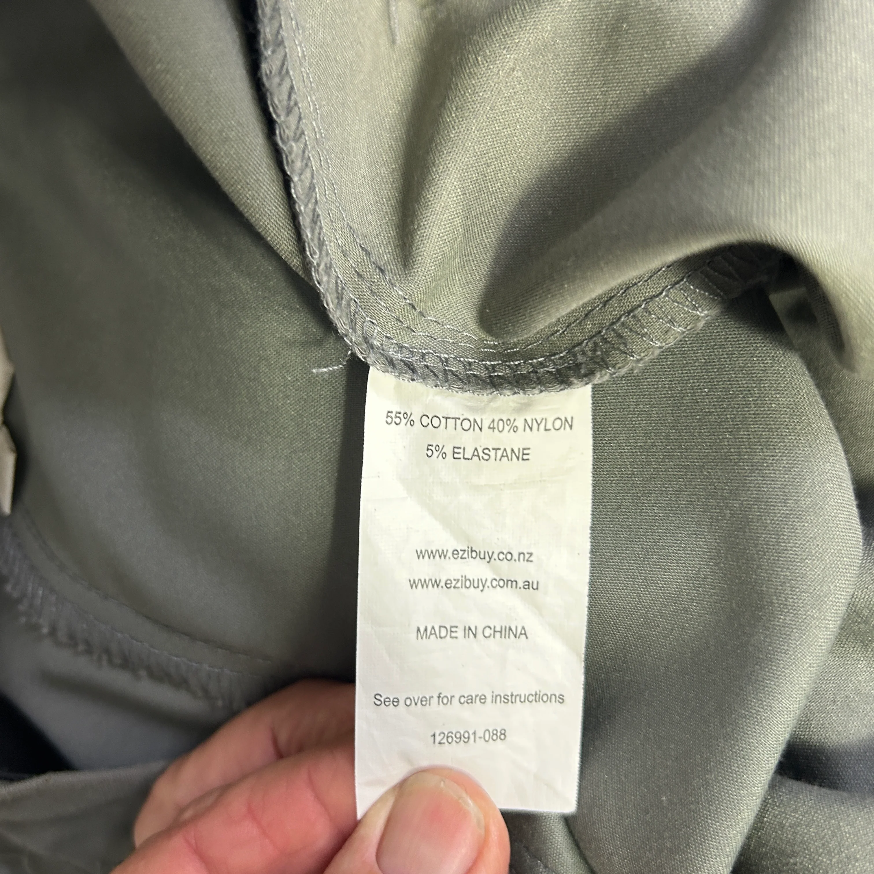 Capture Khaki Zip Pocket Pants - Size 16W - Image 4