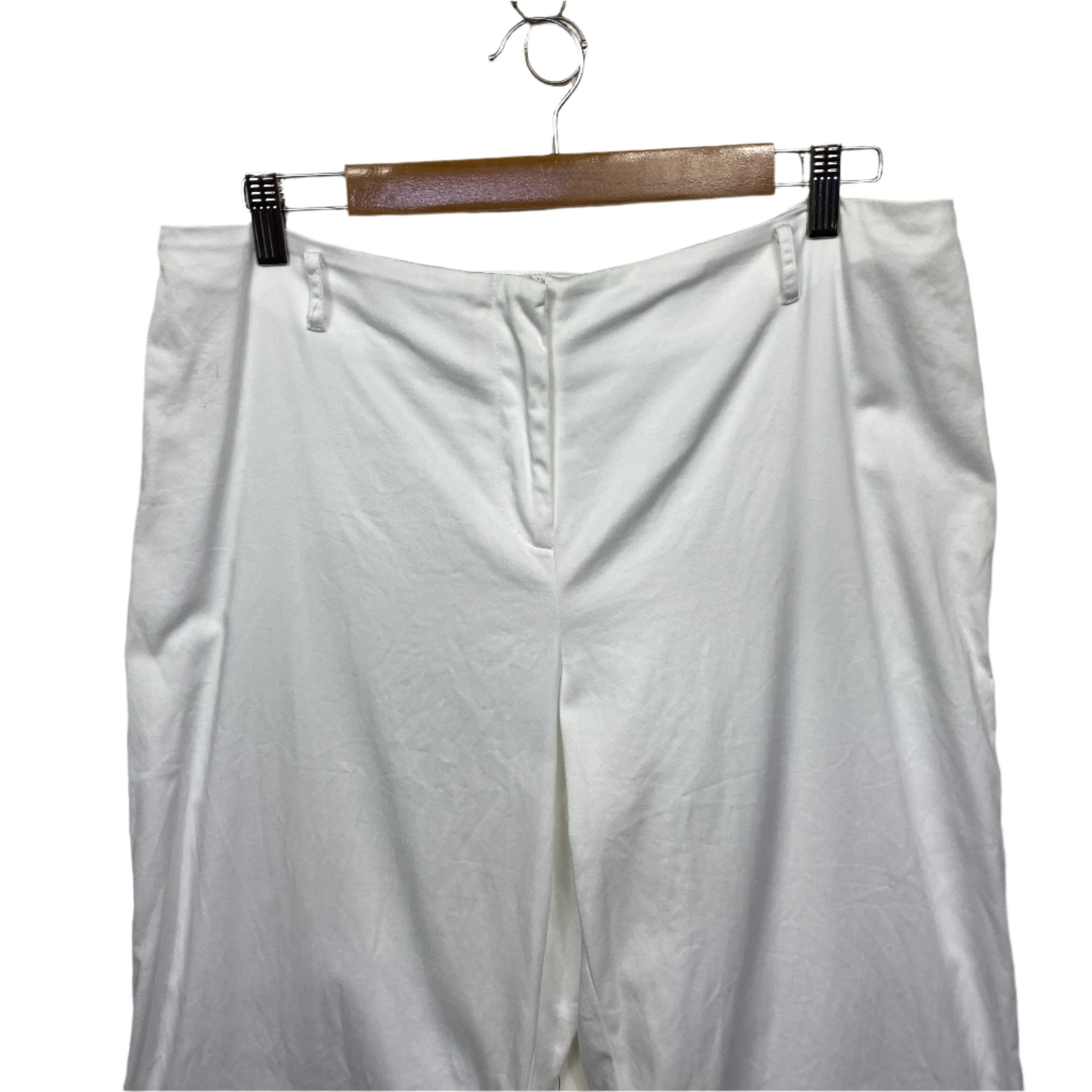 Carla Zampatti Pants Size 14 White Zip Fly Cocktail - Image 3
