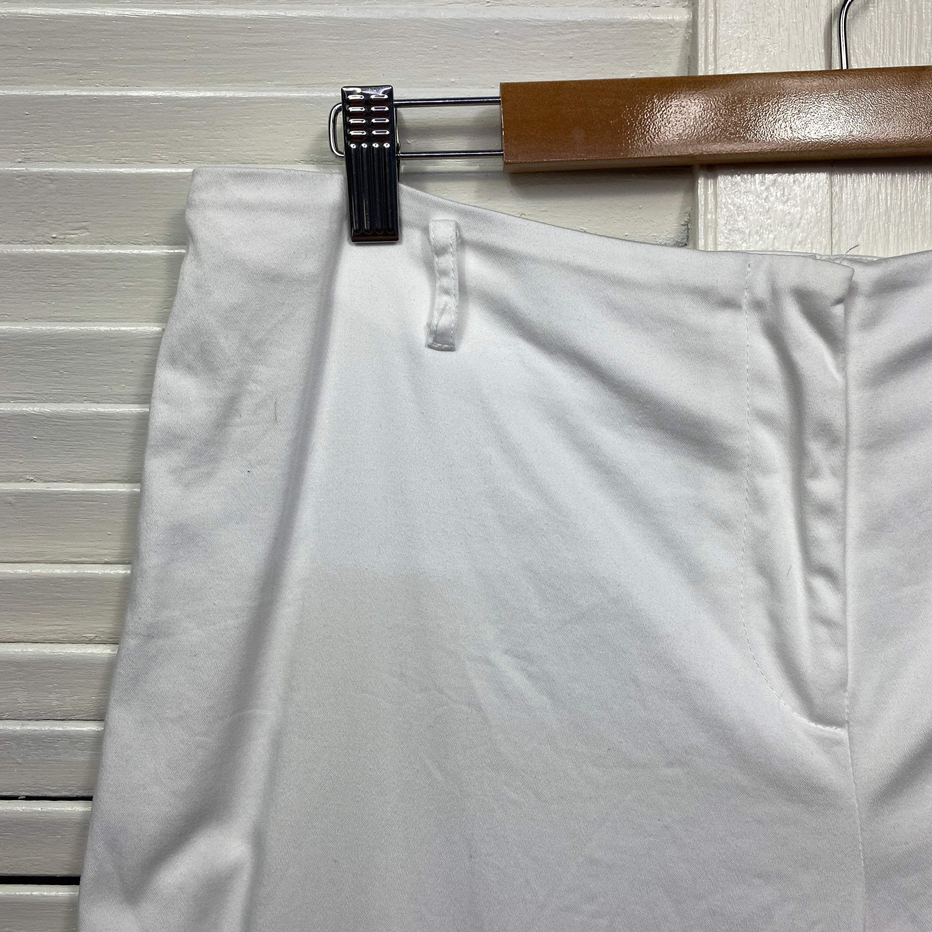 Carla Zampatti Pants Size 14 White Zip Fly Cocktail - Image 4