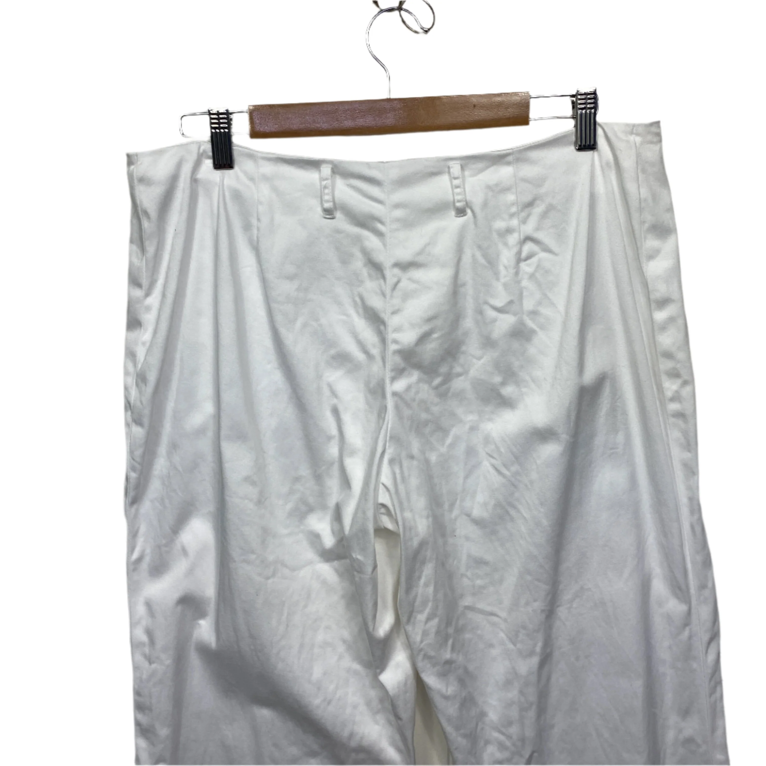 Carla Zampatti Pants Size 14 White Zip Fly Cocktail - Image 8