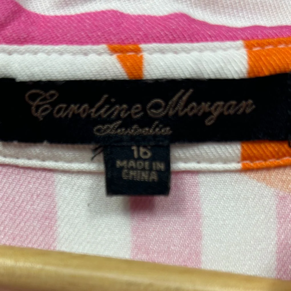 Caroline Morgan Multicoloured Shirt - Size 16 - Image 3