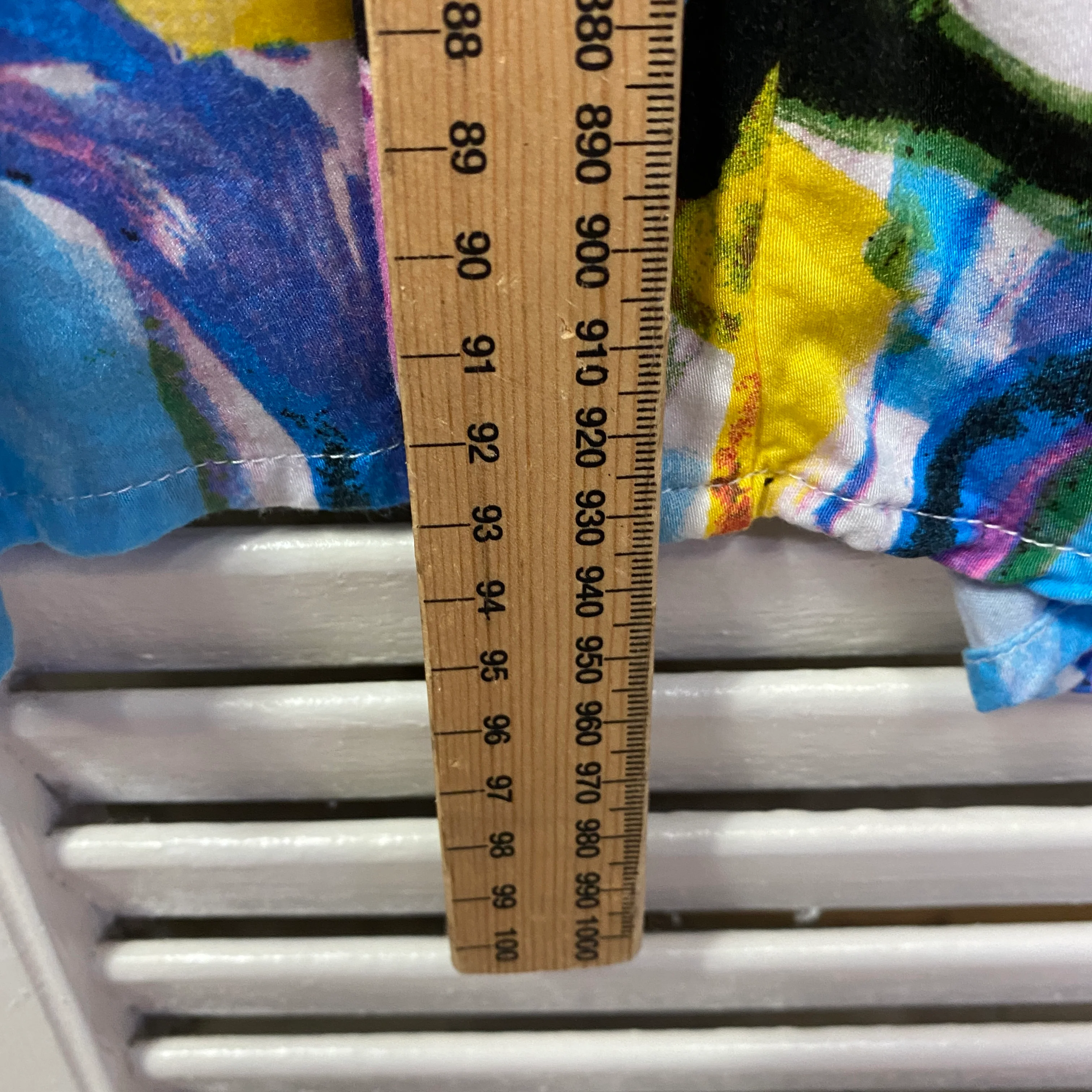 Ferny Lan Dress Size 14 Short Sleeve Multicoloured Rayon Cotton - Image 10