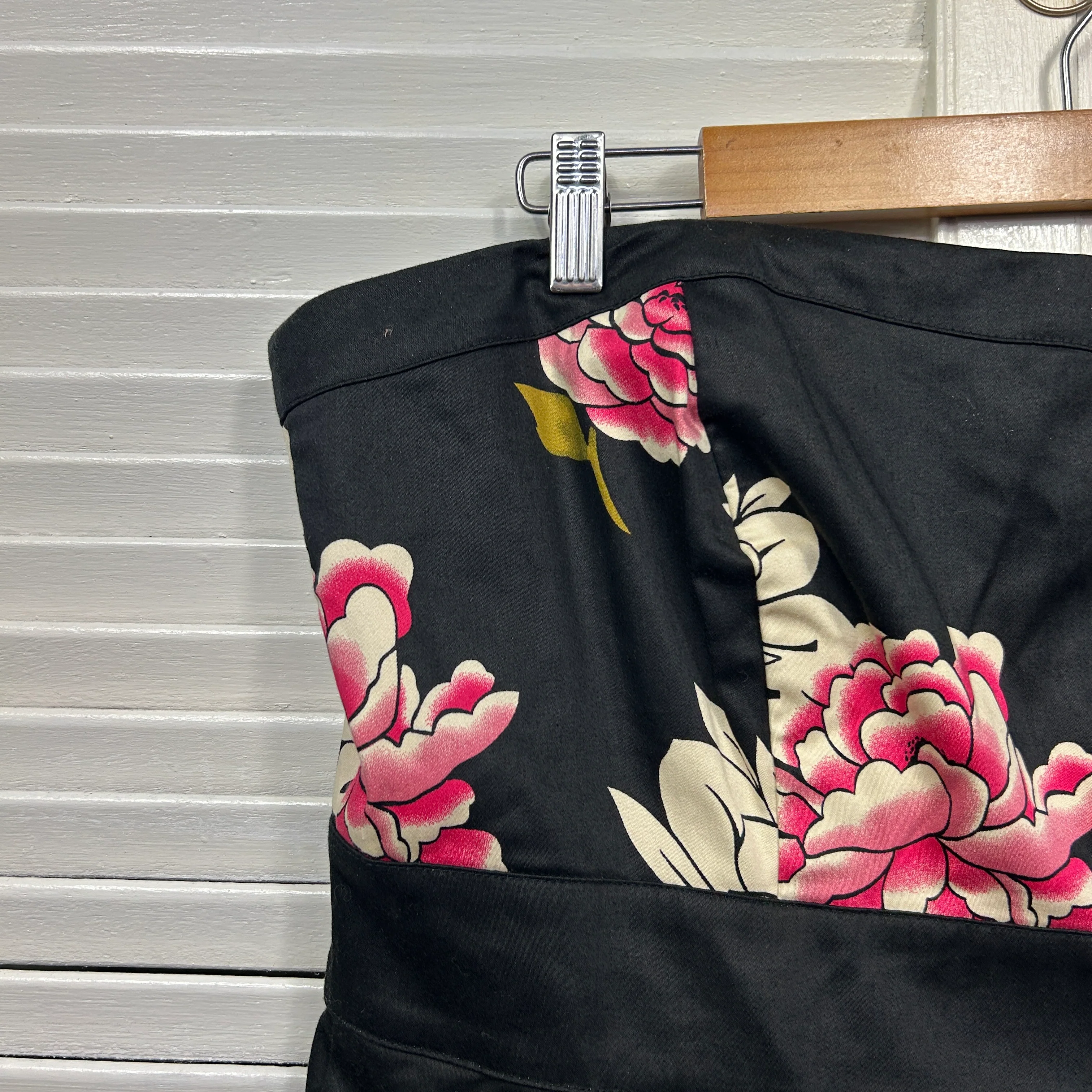 City Chic Dress Size 16 Small Plus Strapless Floral Cocktail - Image 4