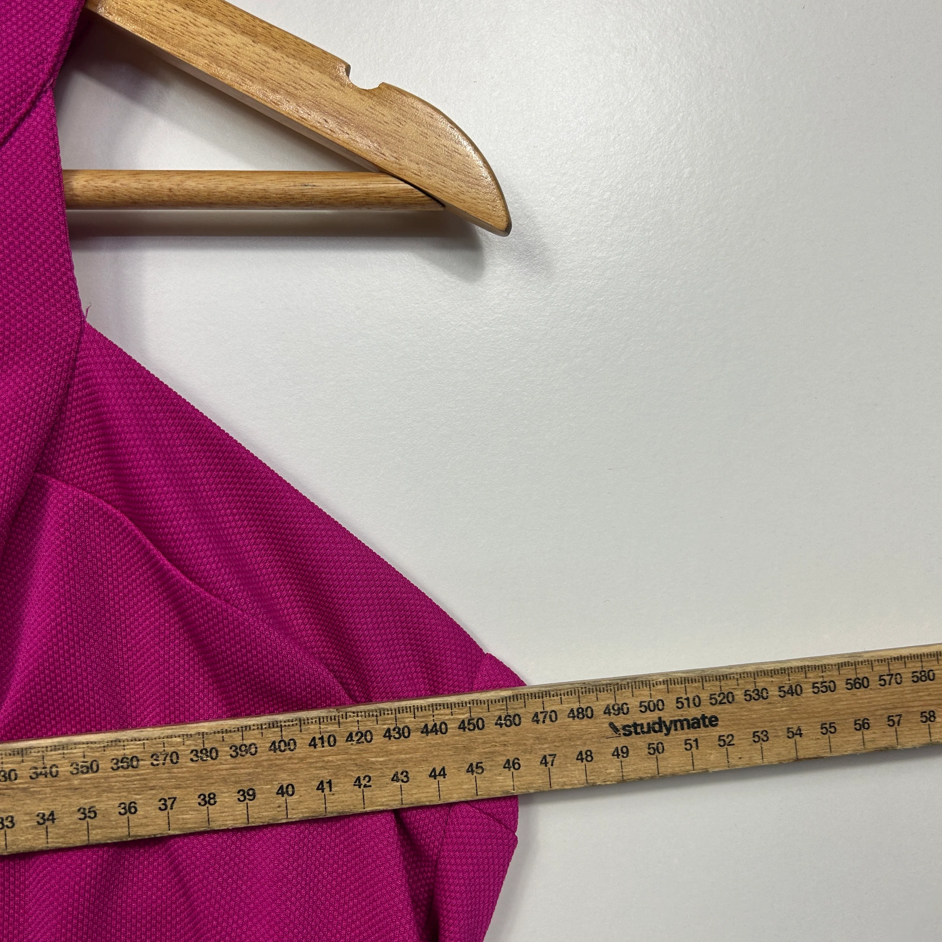 City Chic Magenta Sleeveless Peplum Top - Size 14/XS - Image 5