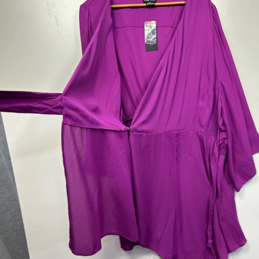 City Chic Purple Dress - Size 22/24/XXL - Image 3