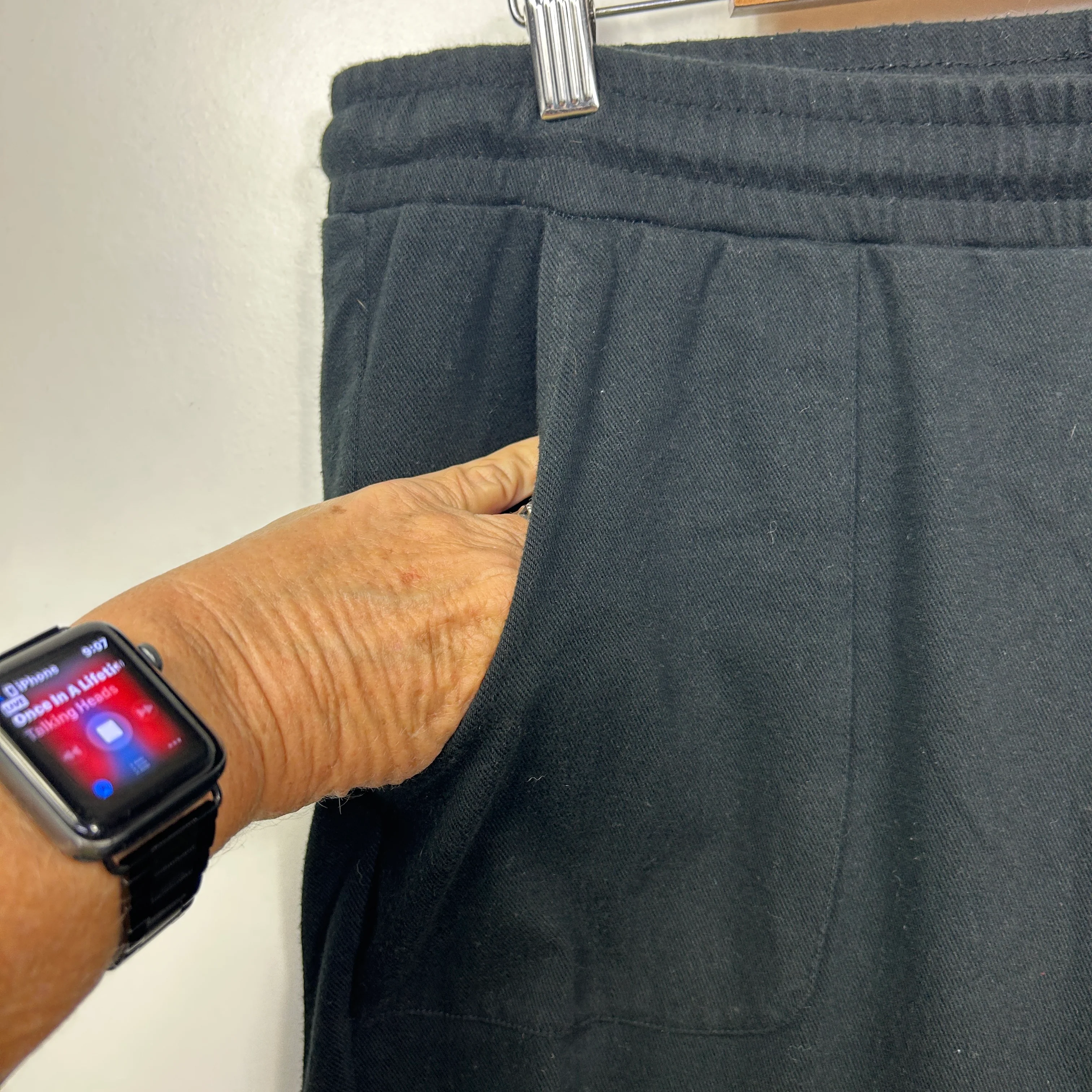 Clothing & Co Black Cotton Track Pants - Size 18 - Image 3