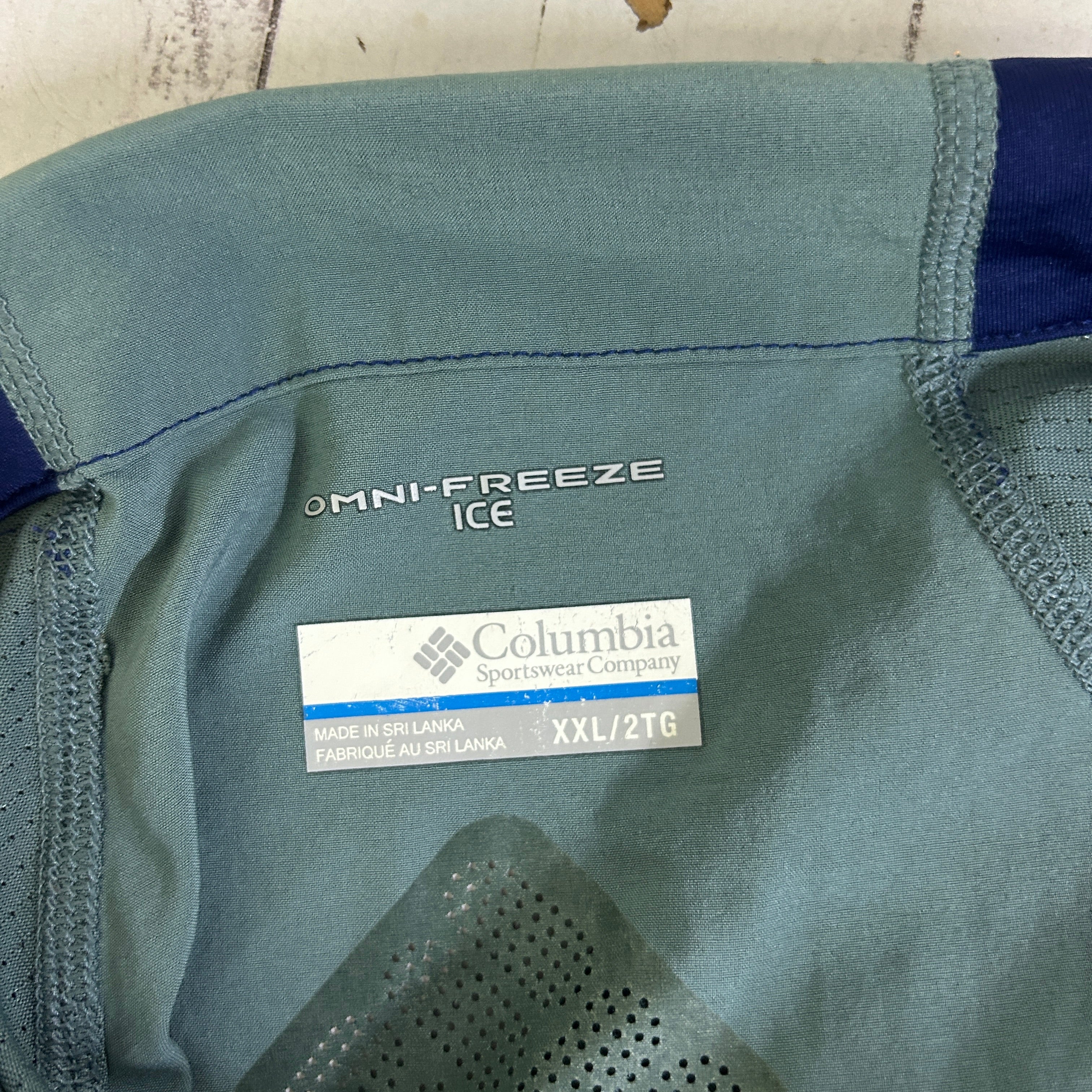 Columbia Blue Half-Zip Top - Size XXL - Image 3