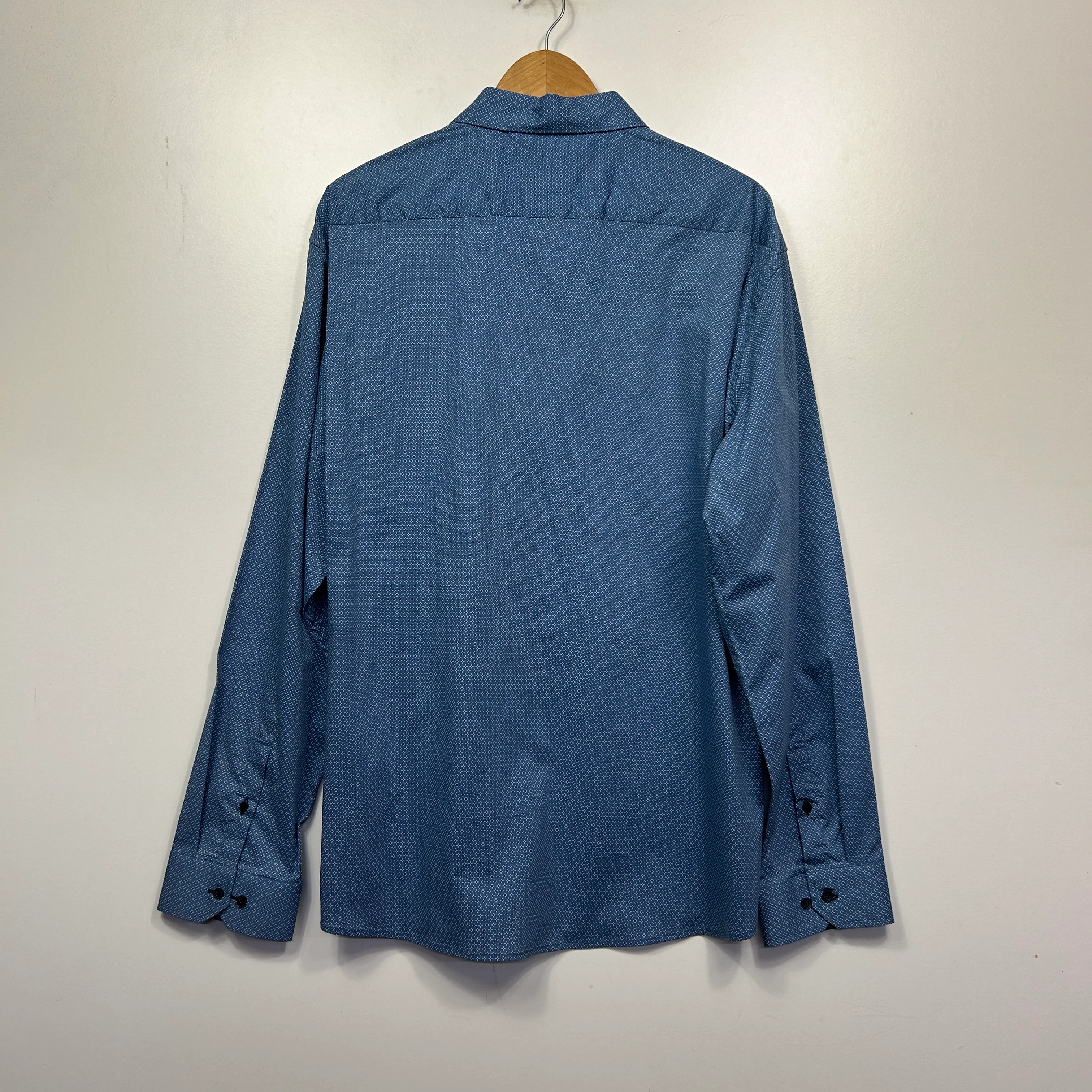 Connor Blue Cotton Shirt - Size 2XL - Image 2
