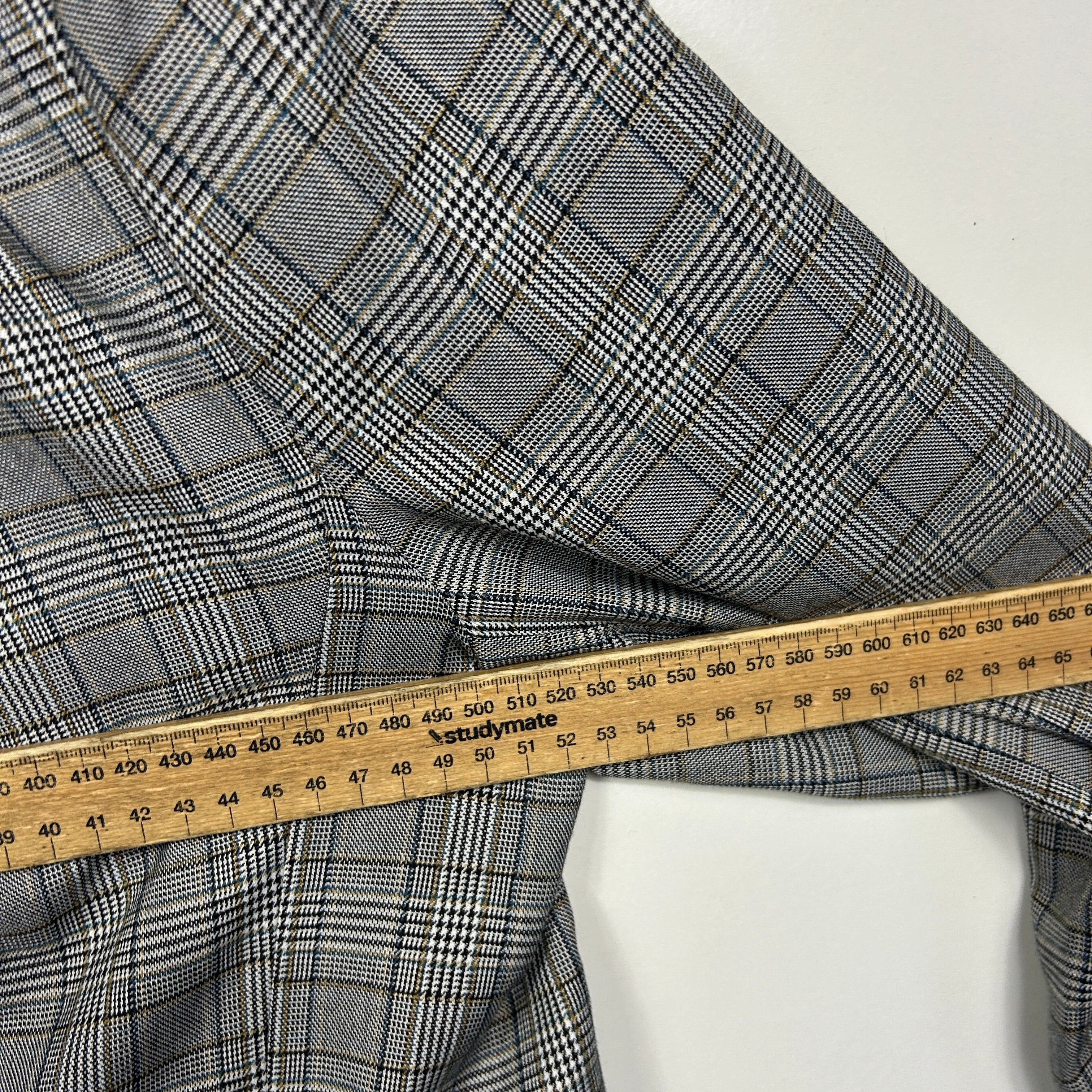 Cotton On Black and White Check Blazer - Size 14 - Image 5