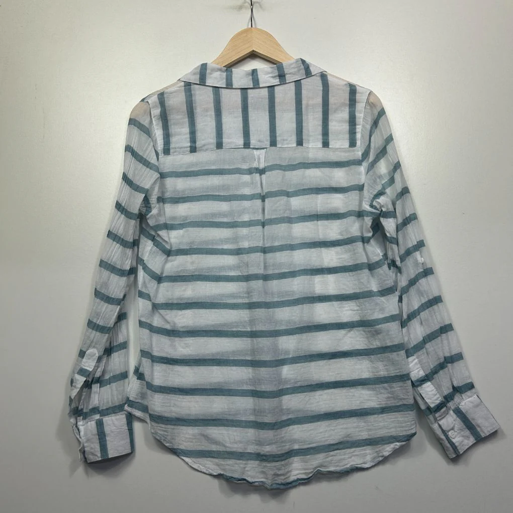 Cotton On Blue Striped Shirt - Size M - Image 5
