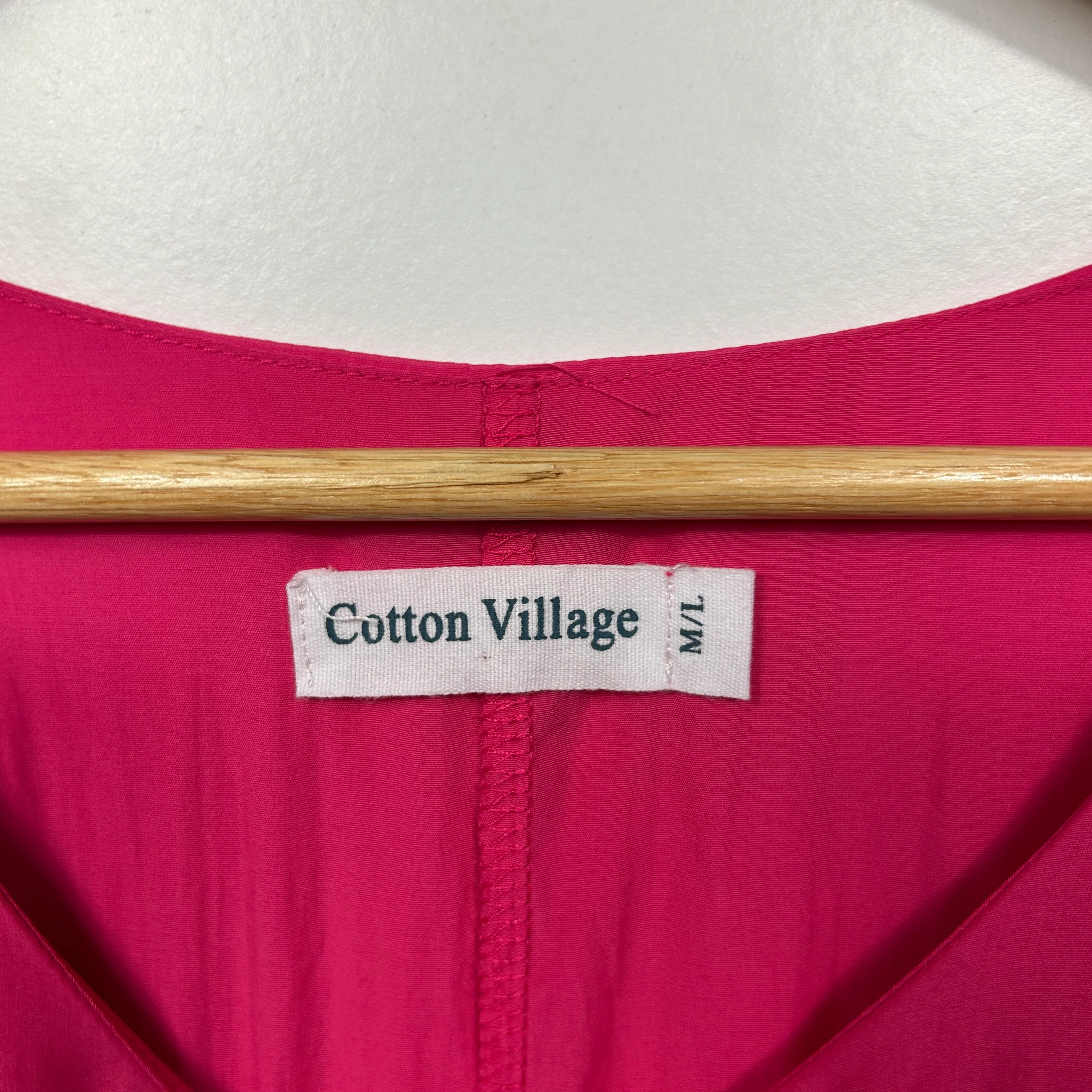 Cotton Village Pink Layered Dress - Size M/L - Image 3