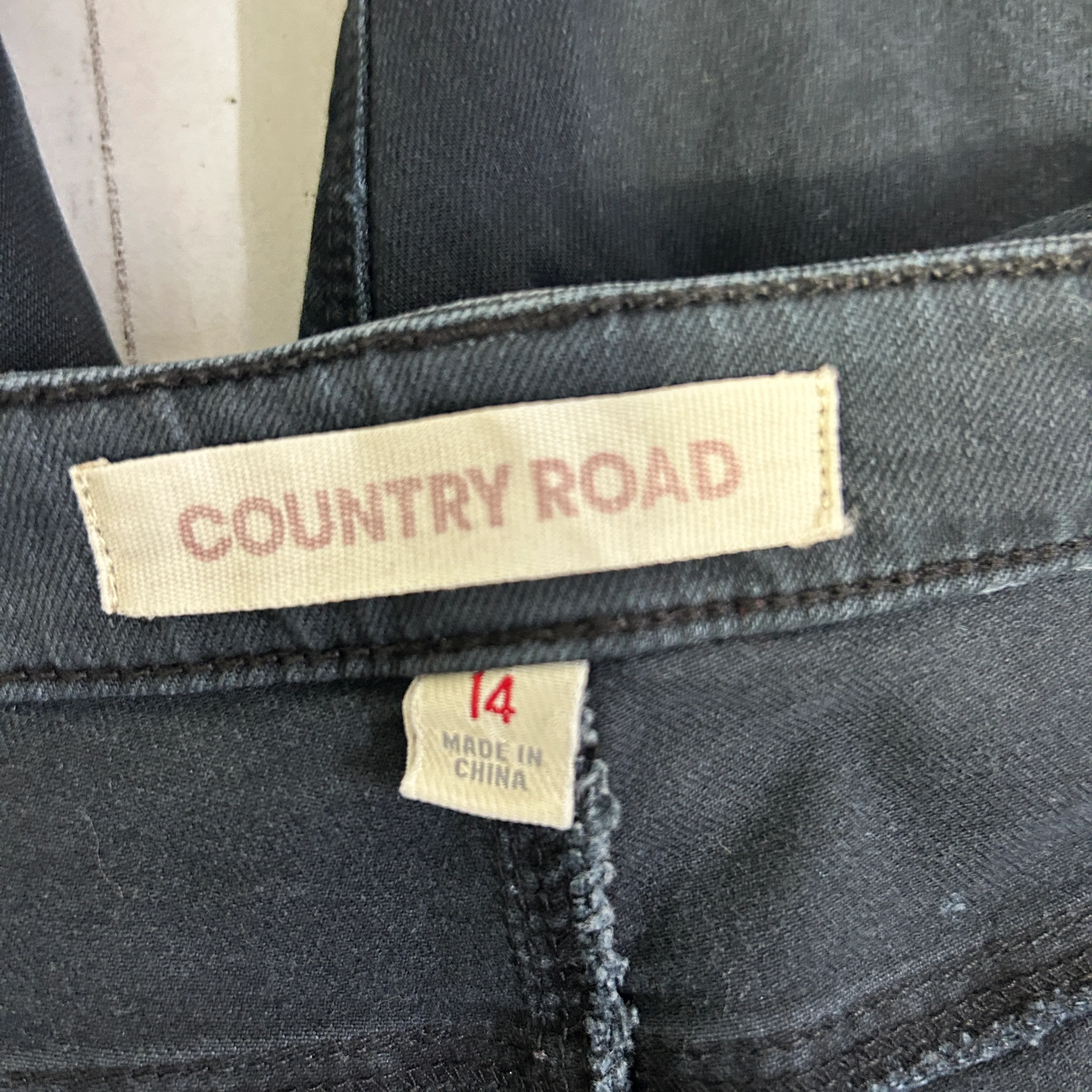 Country Road Black Jeans - Size 14 - Image 3