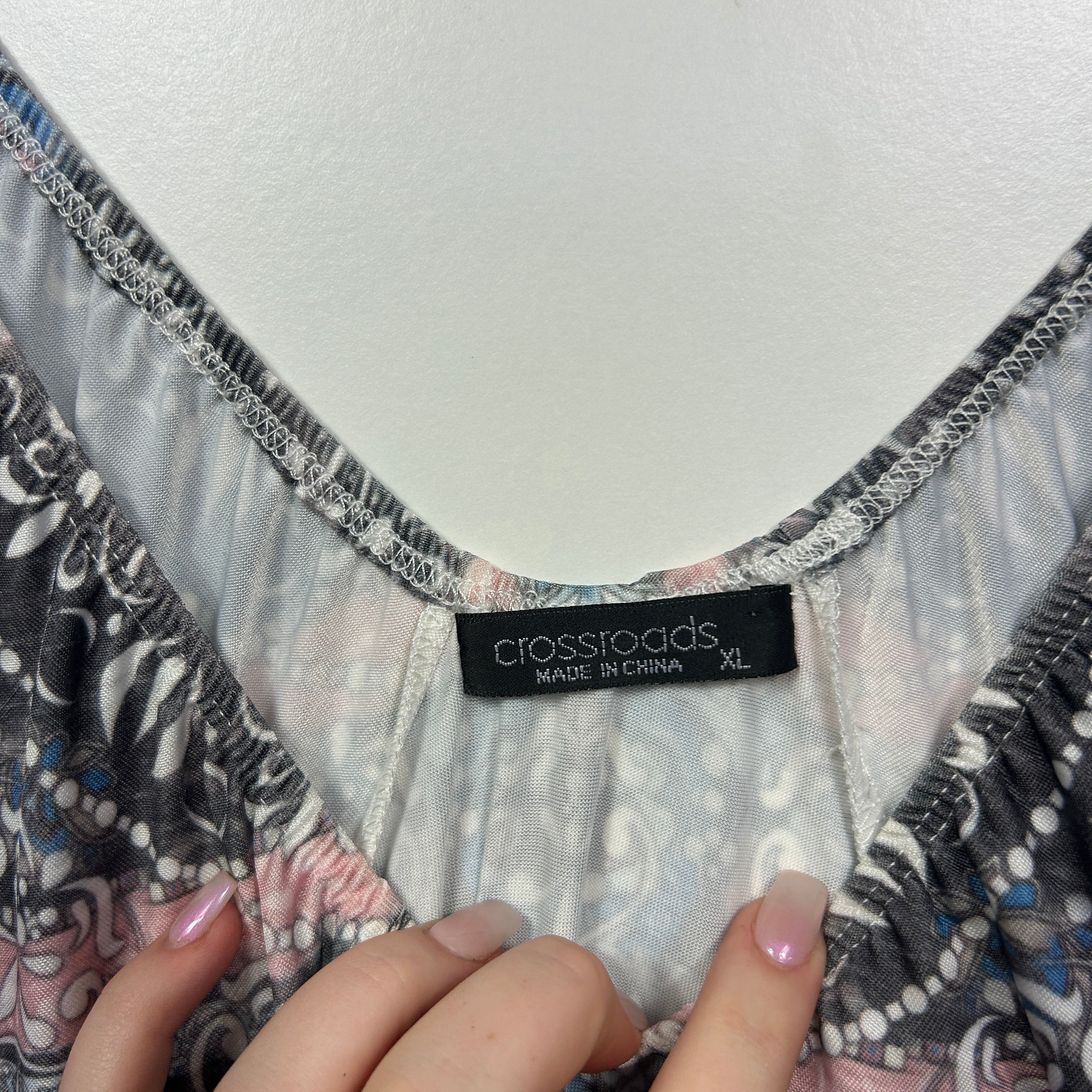 Crossroads Paisley Print Dress - Size XL - Image 2