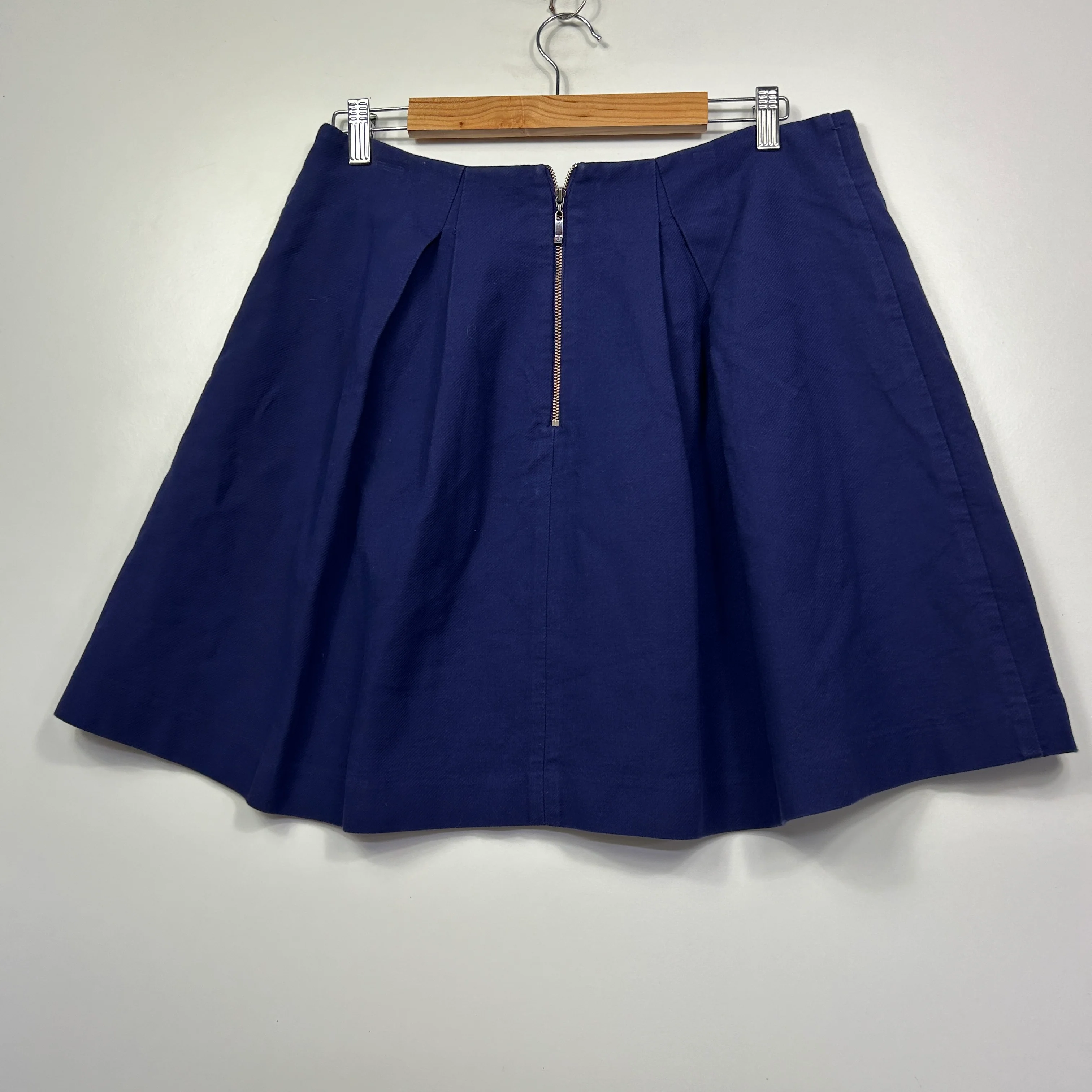 Cue Royal Blue Pleated Skirt - Size 14 - Image 4