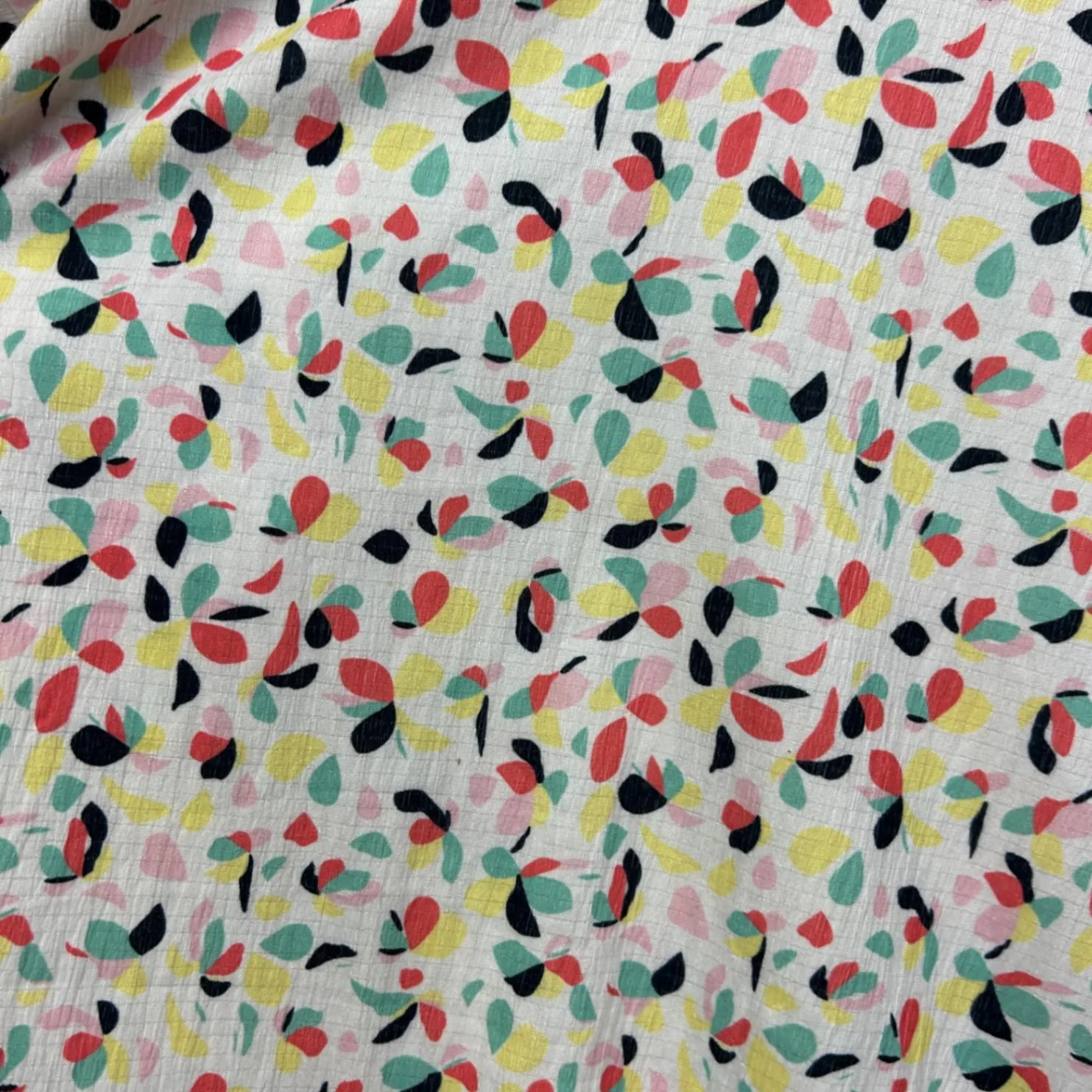Damart Multicoloured 3/4 Sleeve Top Blouse Size 16 - Image 3