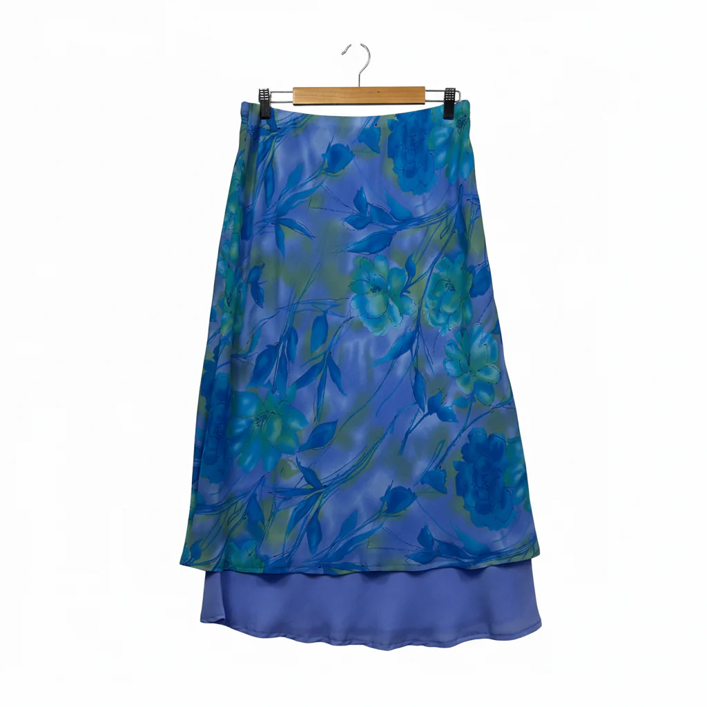 Damart Multicoloured Skirt - Size 16 - Image 2