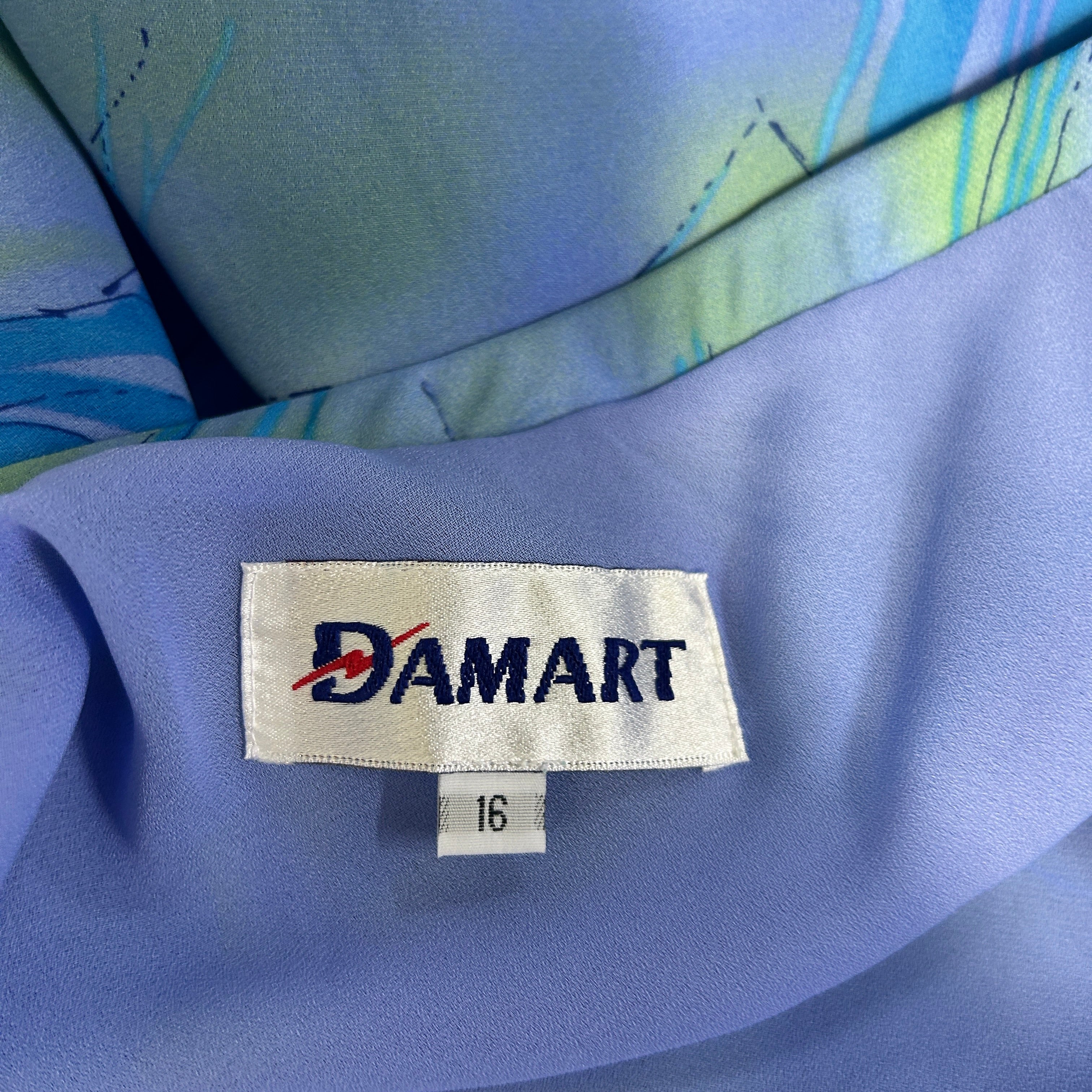 Damart Multicoloured Skirt - Size 16 - Image 3