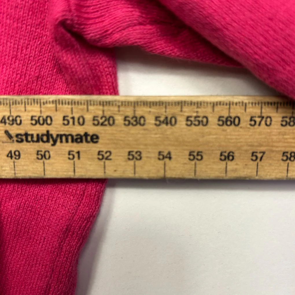 Damart Pink Cotton Knit Top -  Size 16 - Image 6
