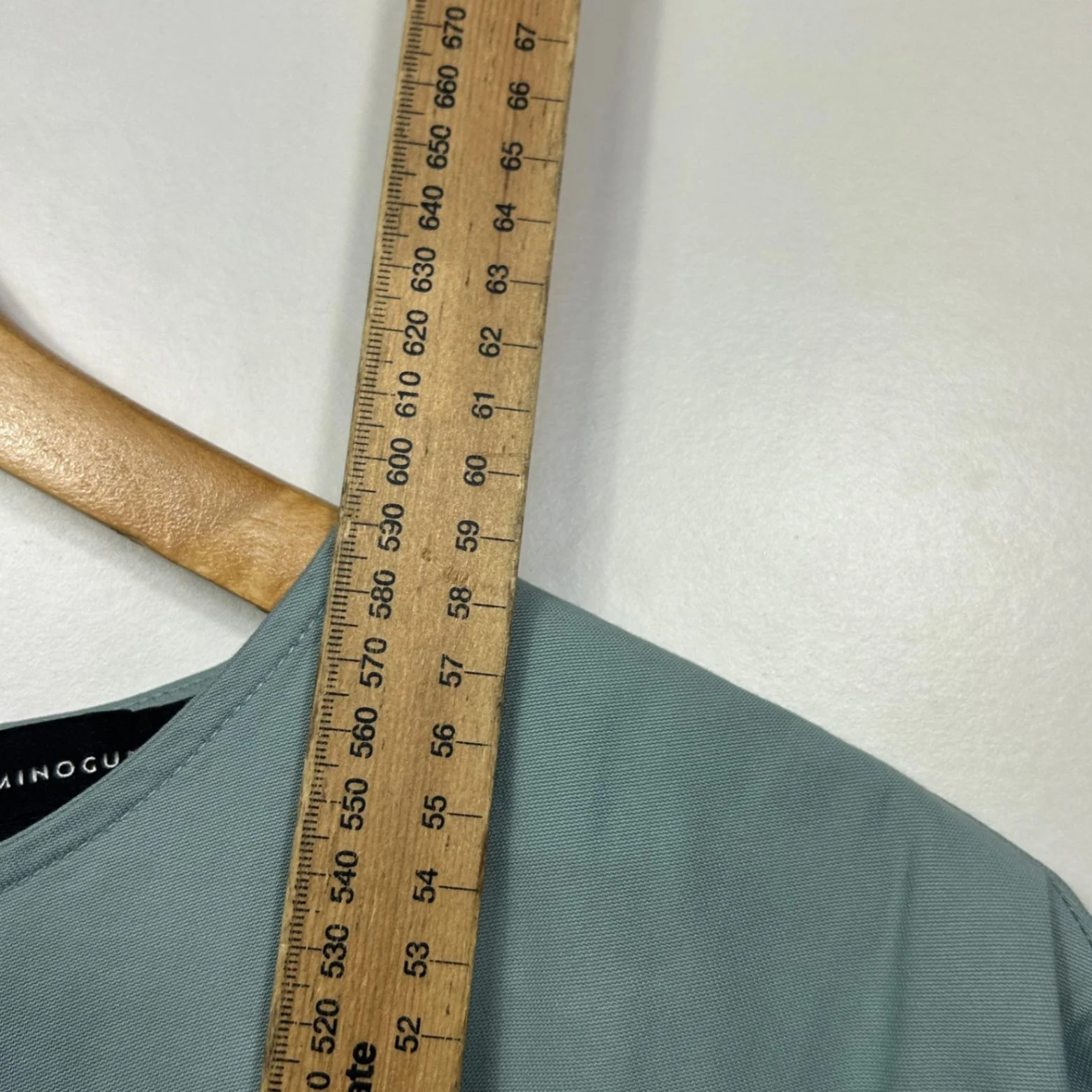 Dannii Minogue Green Short Sleeve Fitted Top Size 16P Petites - Image 5