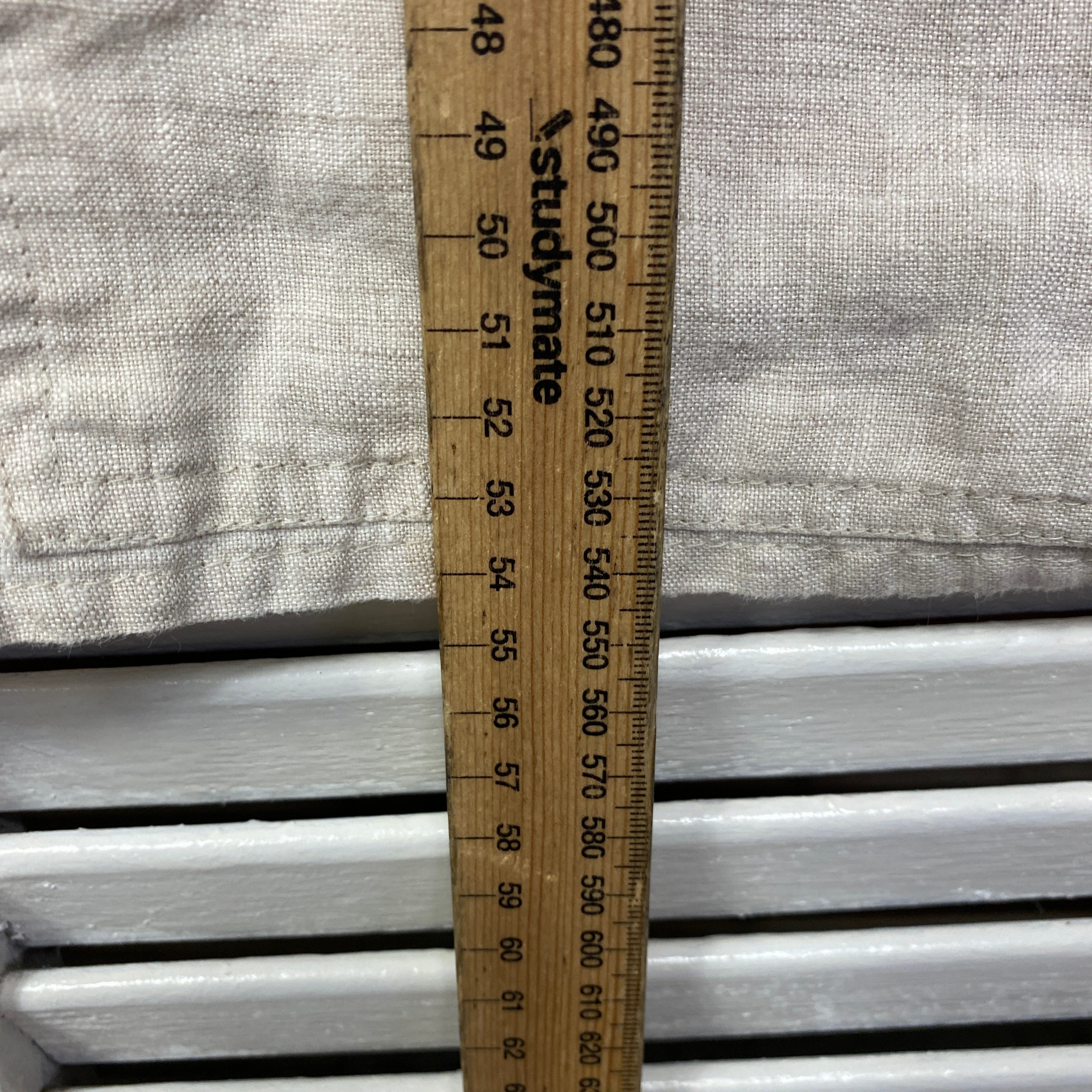 Daronne Linen Top Size 14 Biege Australian Designer - Image 9