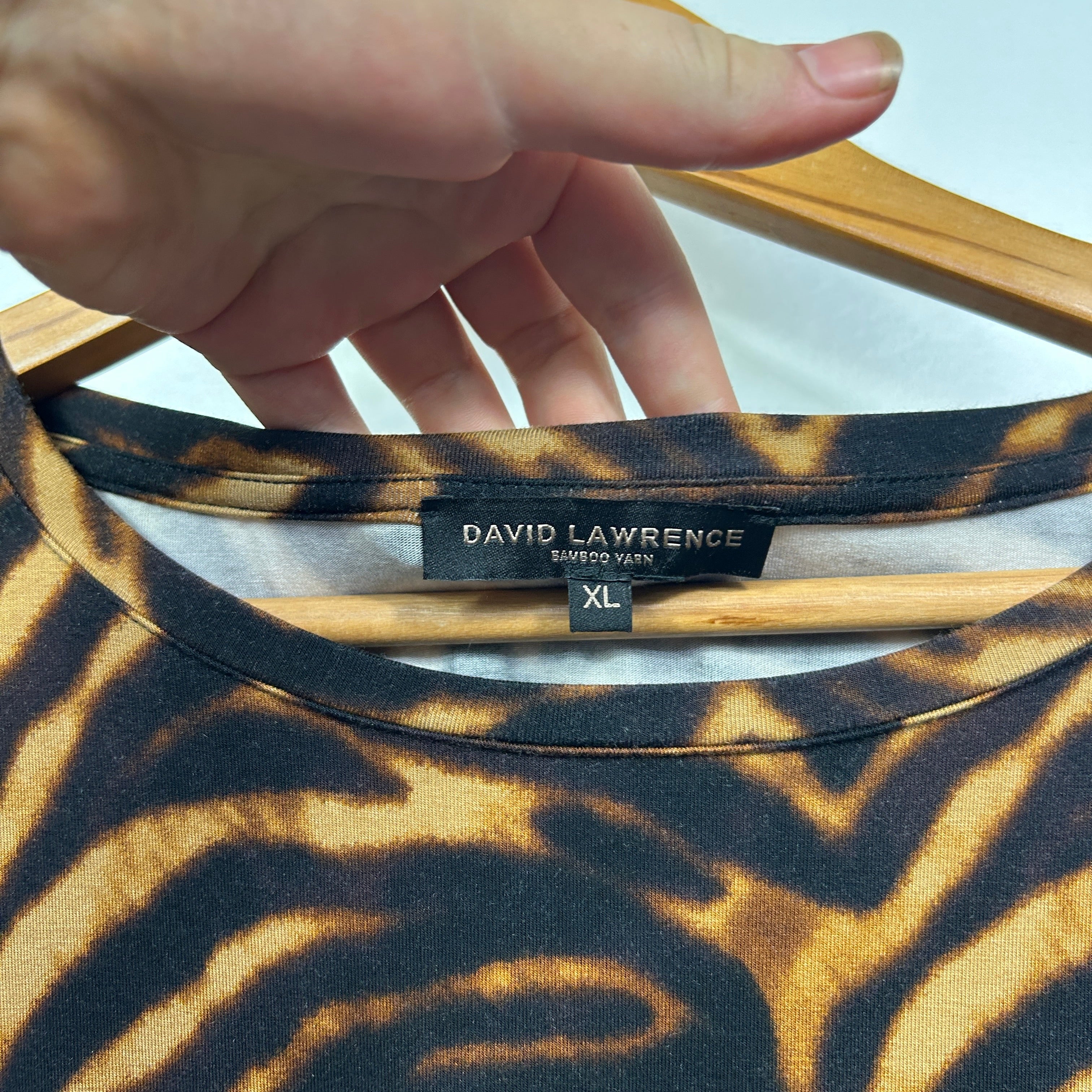 David Lawrence Animal Print Top - Size XL - Image 2