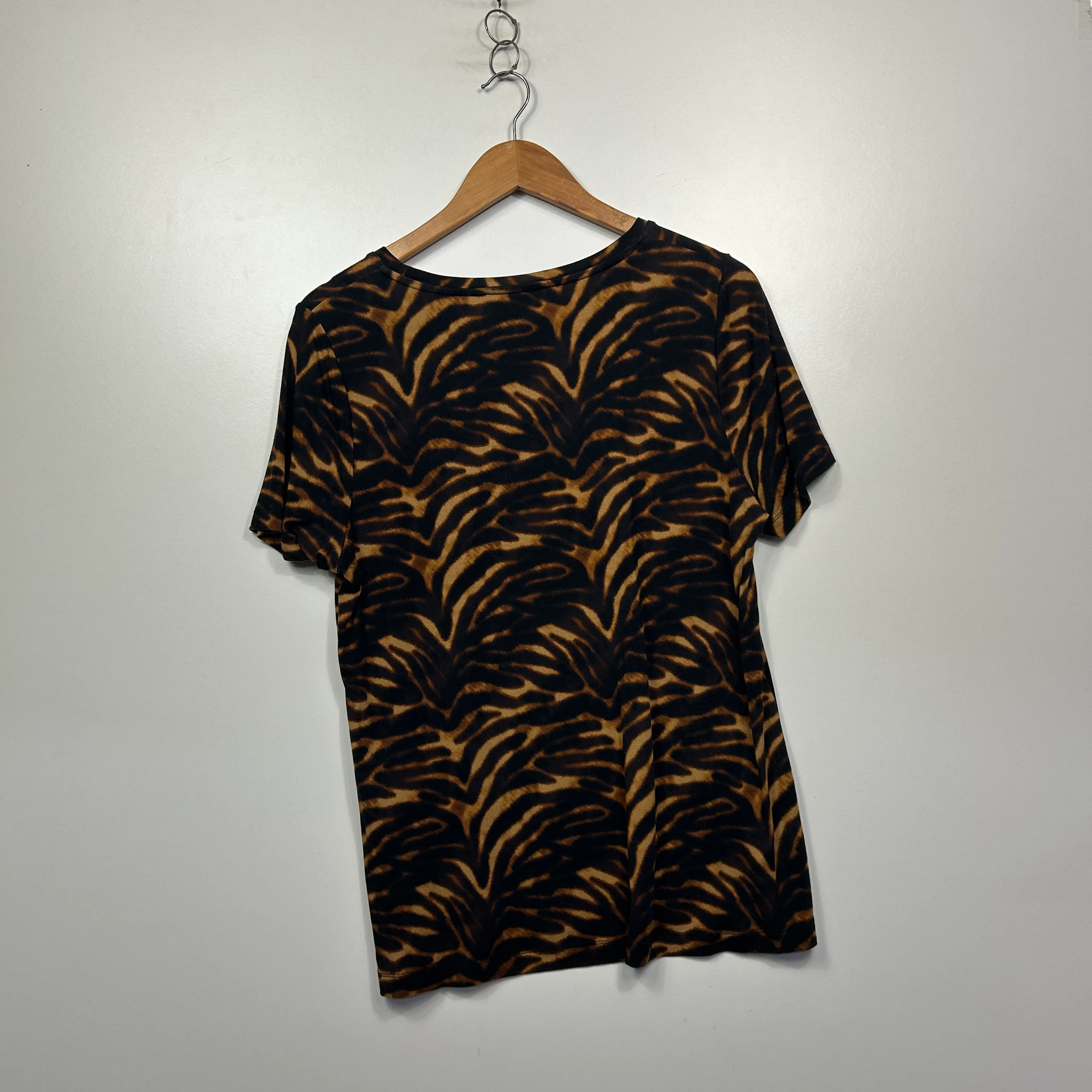 David Lawrence Animal Print Top - Size XL - Image 4