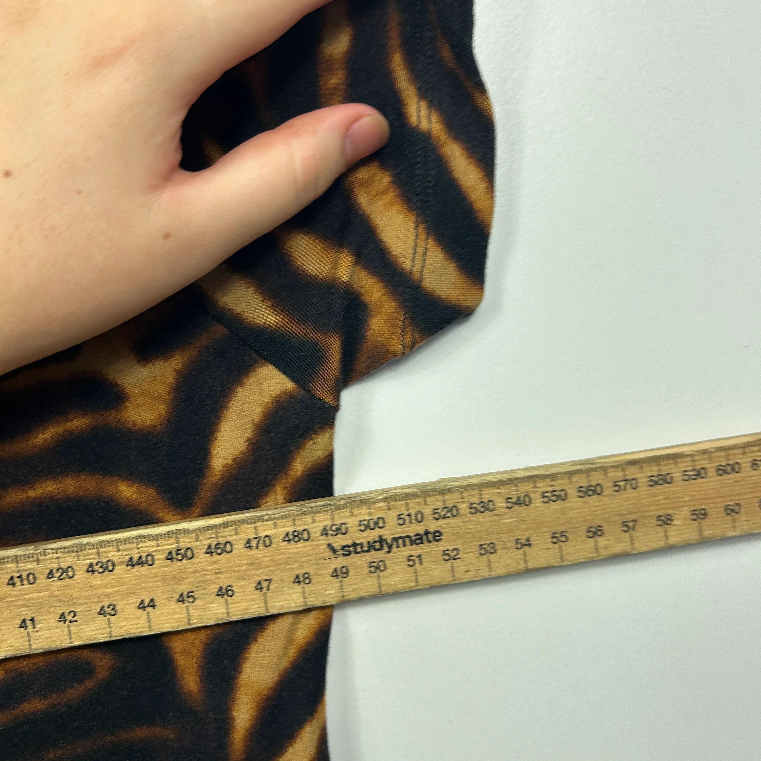 David Lawrence Animal Print Top - Size XL - Image 6