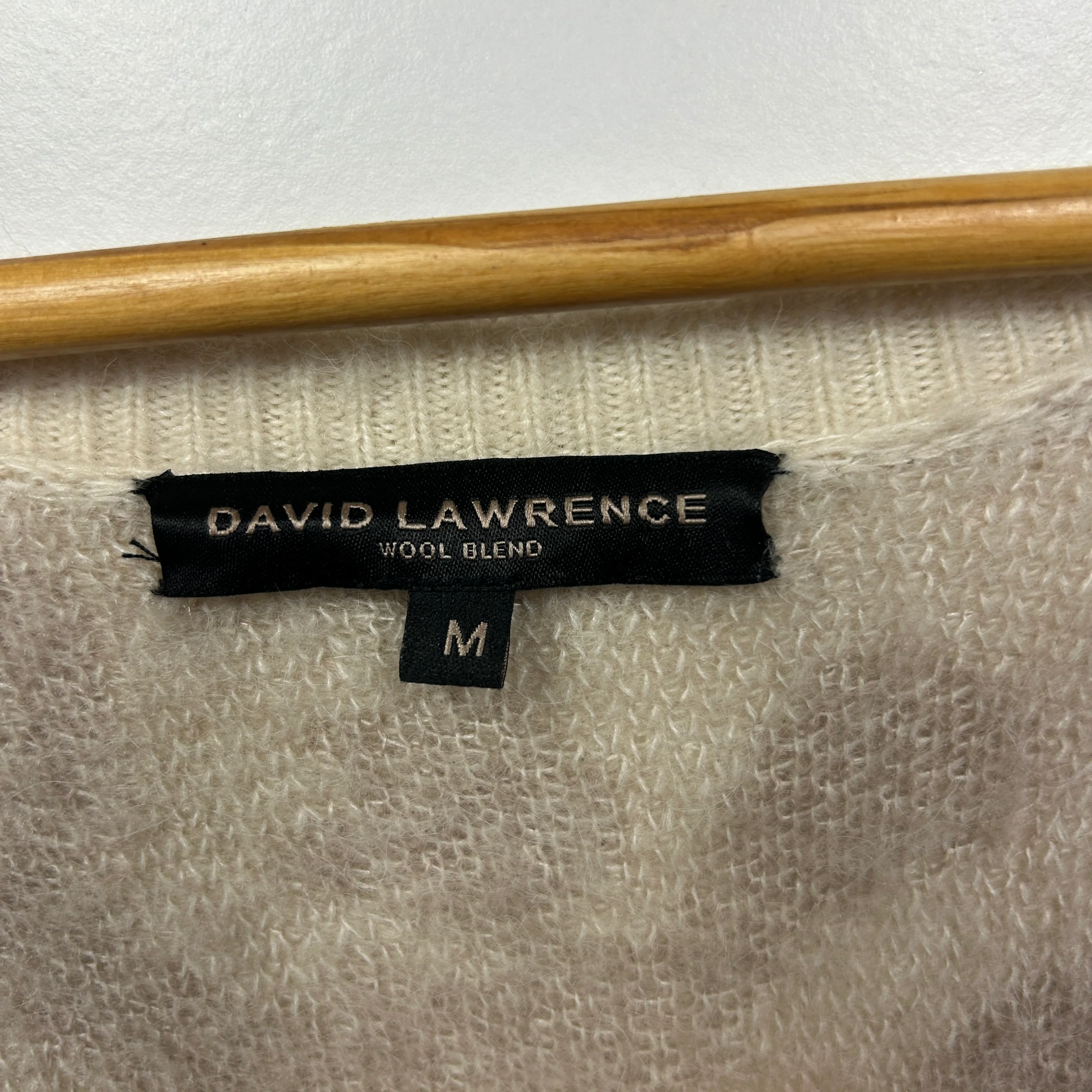 David Lawrence Wool Blend Animal Print Jumper - Size M - Image 3