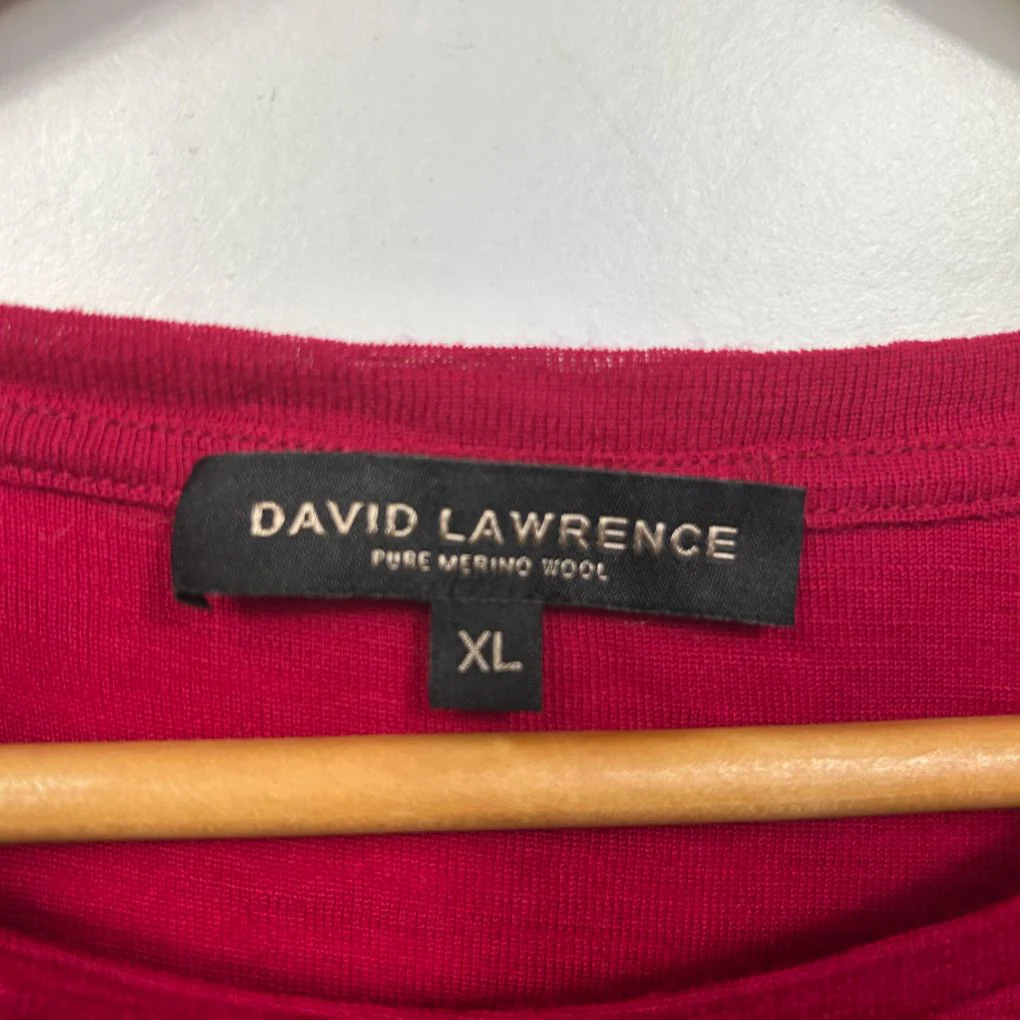 David Lawrence Pure Merion Wool Top -  Size XL - Image 2