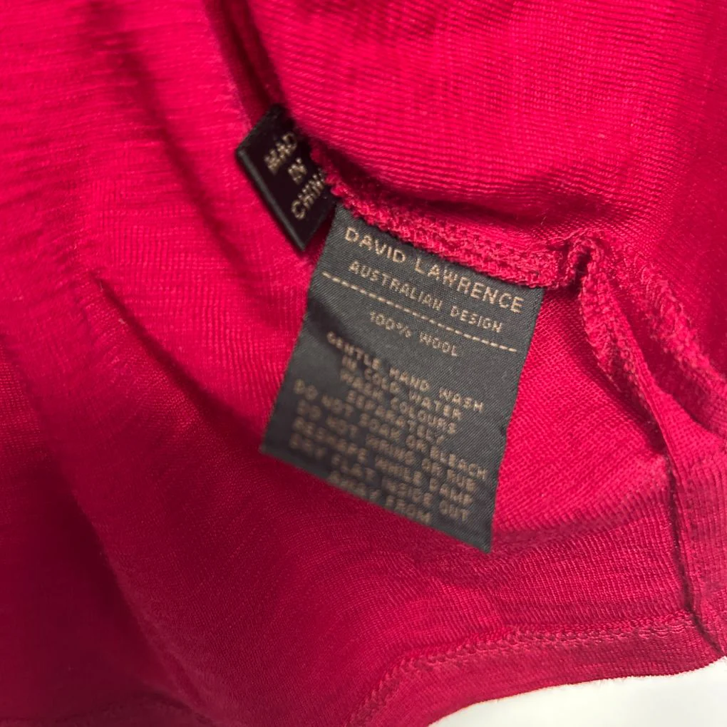 David Lawrence Pure Merion Wool Top -  Size XL - Image 3