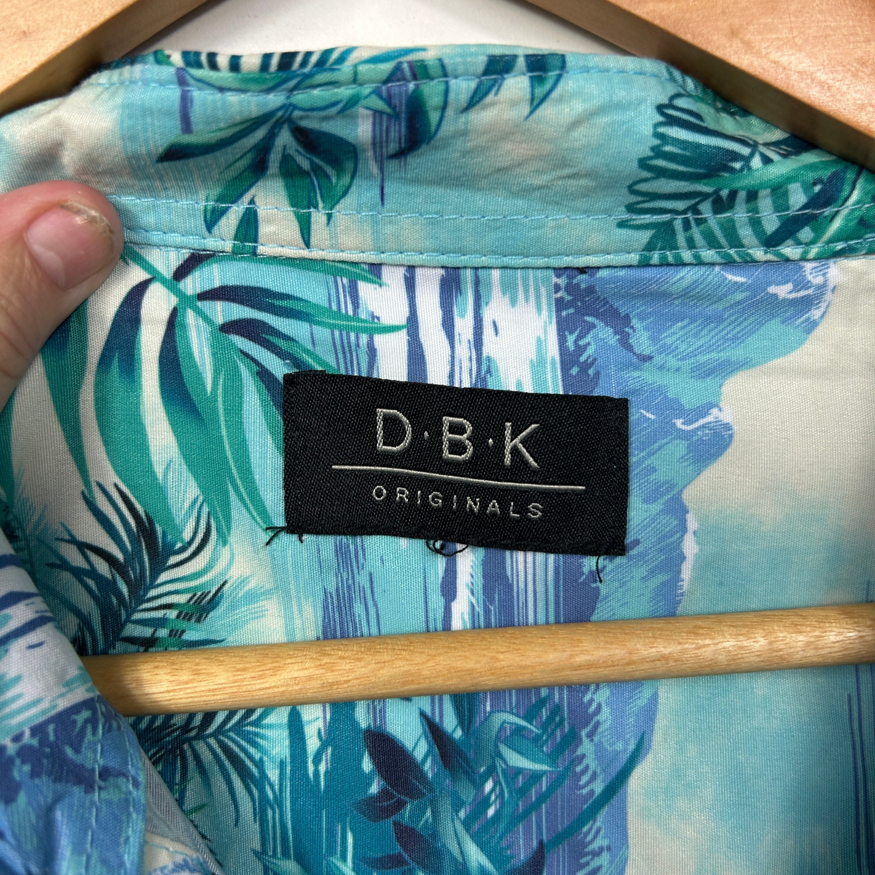 DBK Originals Blue Tropical Hawaiian Print Shirt - Size 5XL - Image 2
