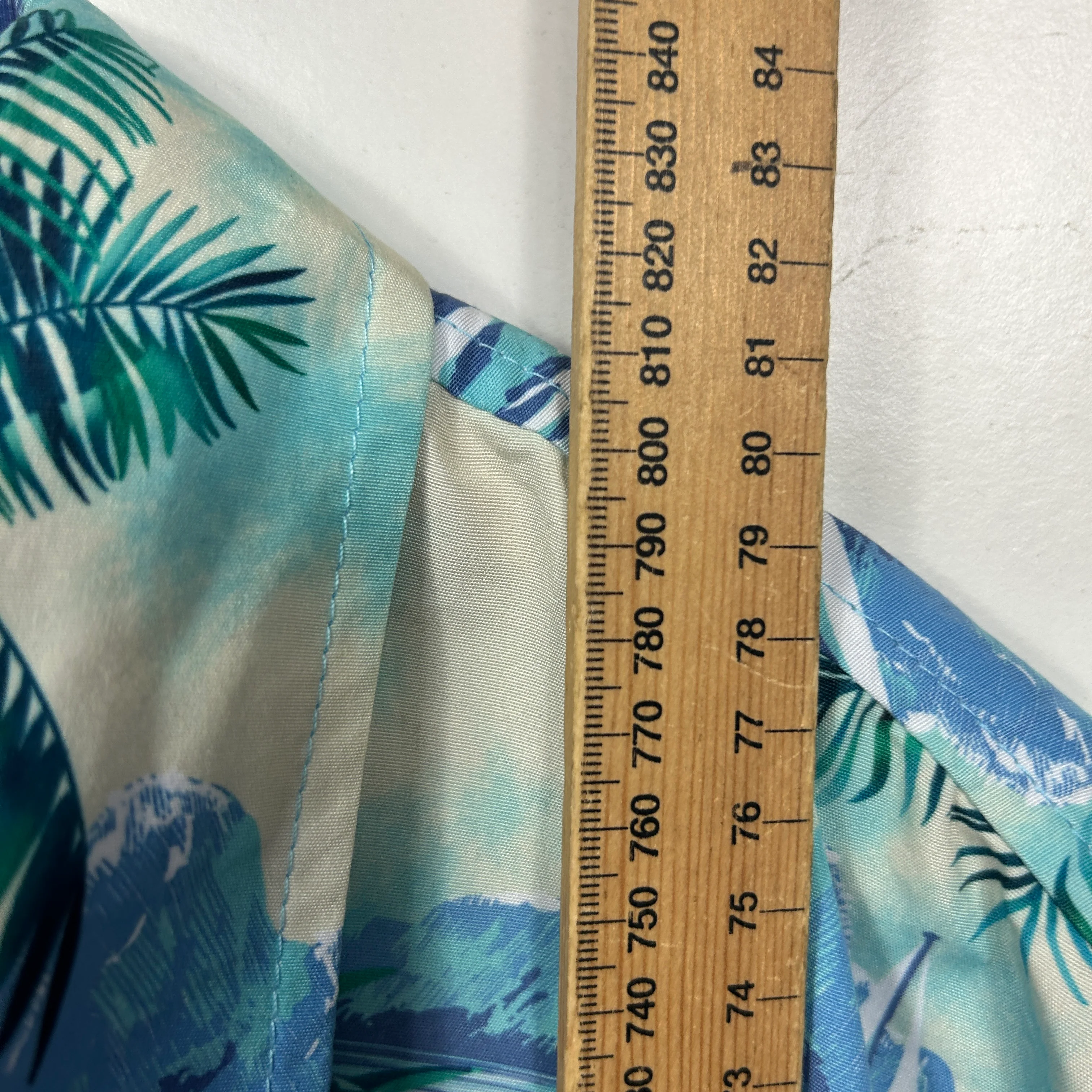 DBK Originals Blue Tropical Hawaiian Print Shirt - Size 5XL - Image 5
