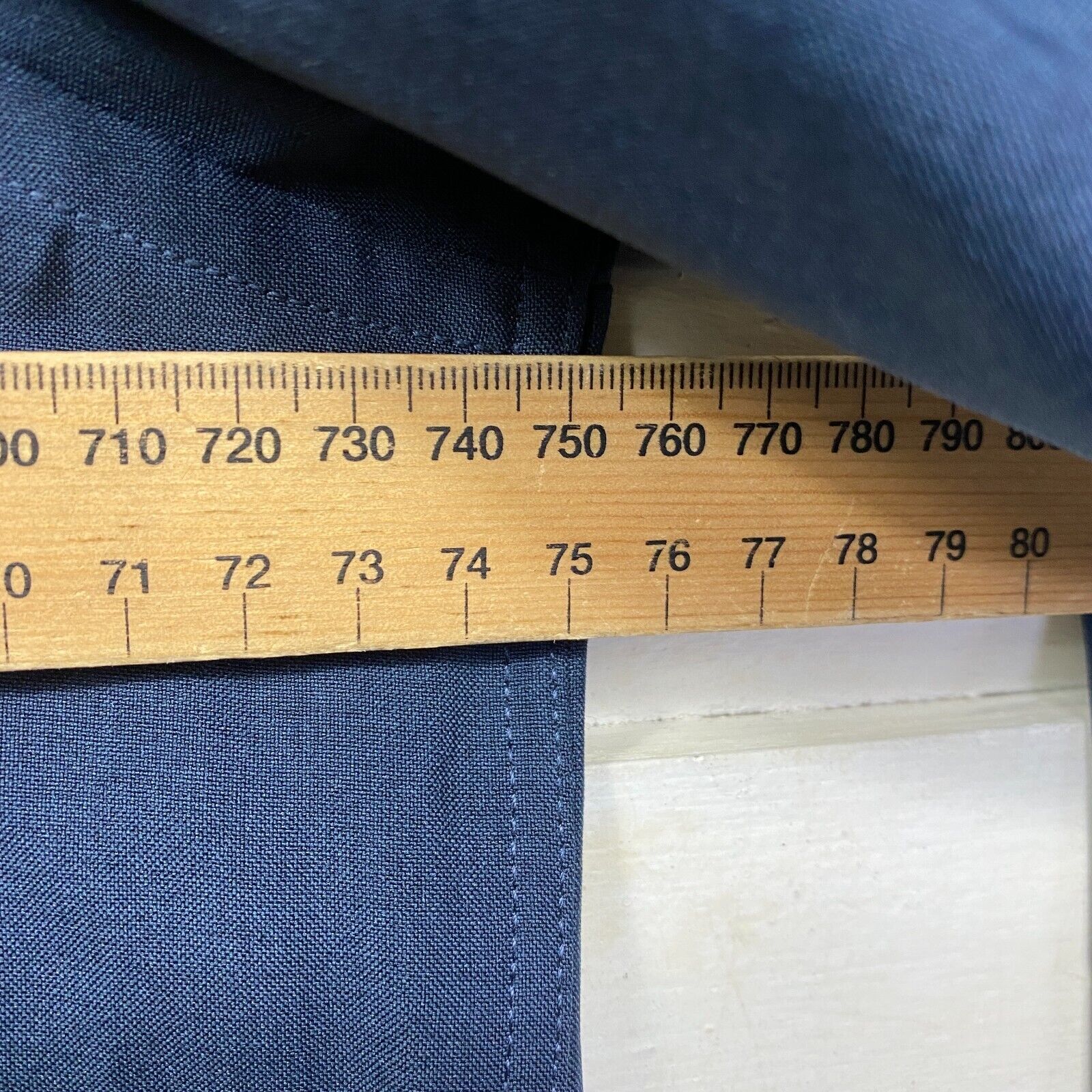 DBK Shirt Size 6XL Plus Long Sleeve Blue Button Up Big Tall Lowes - Image 8
