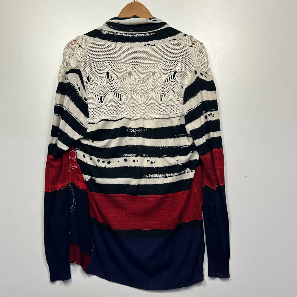 Desigual Multicoloured Cardigan - Size XL - Image 4