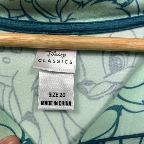 Disney Classics Mint Green Bambi Print Night Shirt - Size 20 - Image 5