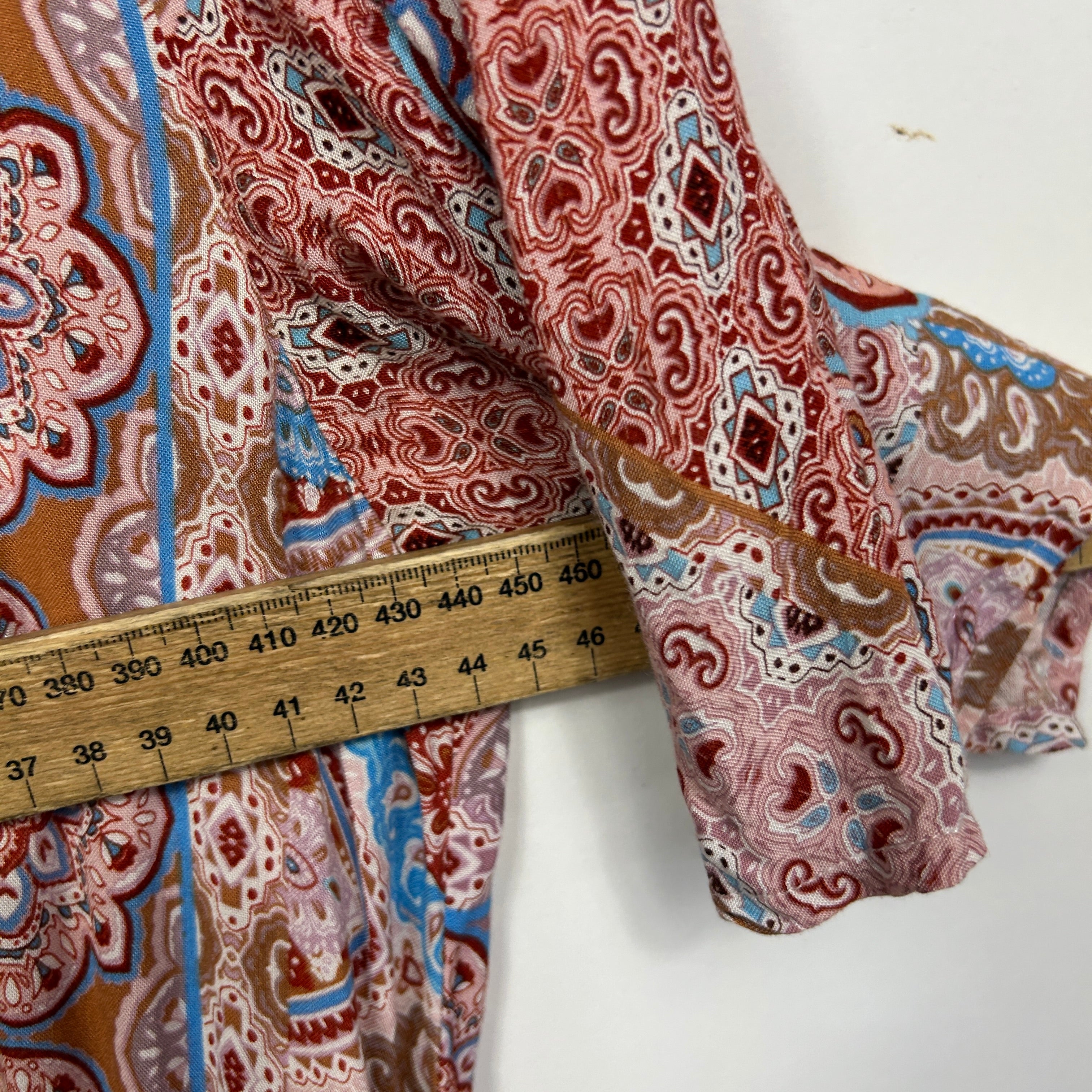 Dreamcatcher Boho Maxi Dress with Pockets  - Size 12/Large - Image 7