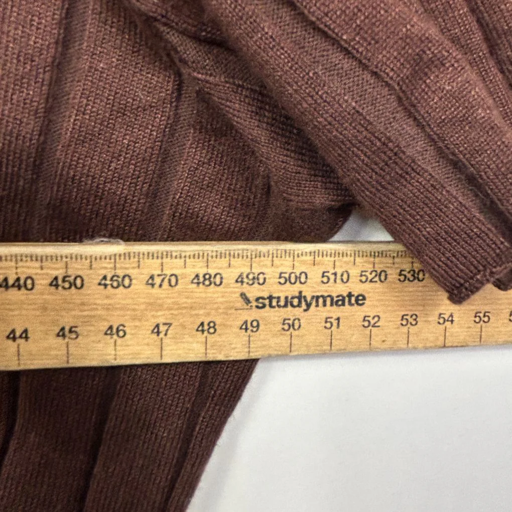 Edited Brown Ribbed Top - Size 16 - Image 4
